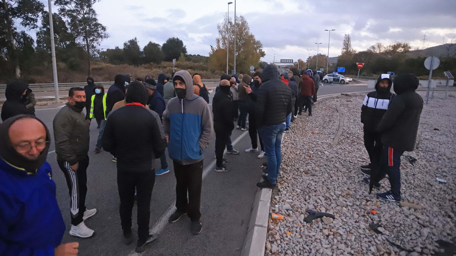 Fotos de la tercera jornada de la huelga del metal en el Campo de Gibraltar