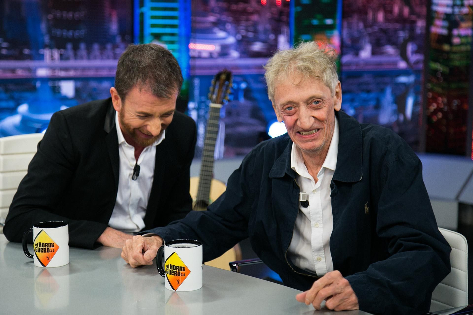 Pablo Motos en una de las últimas visitas de Enrique San Francisco