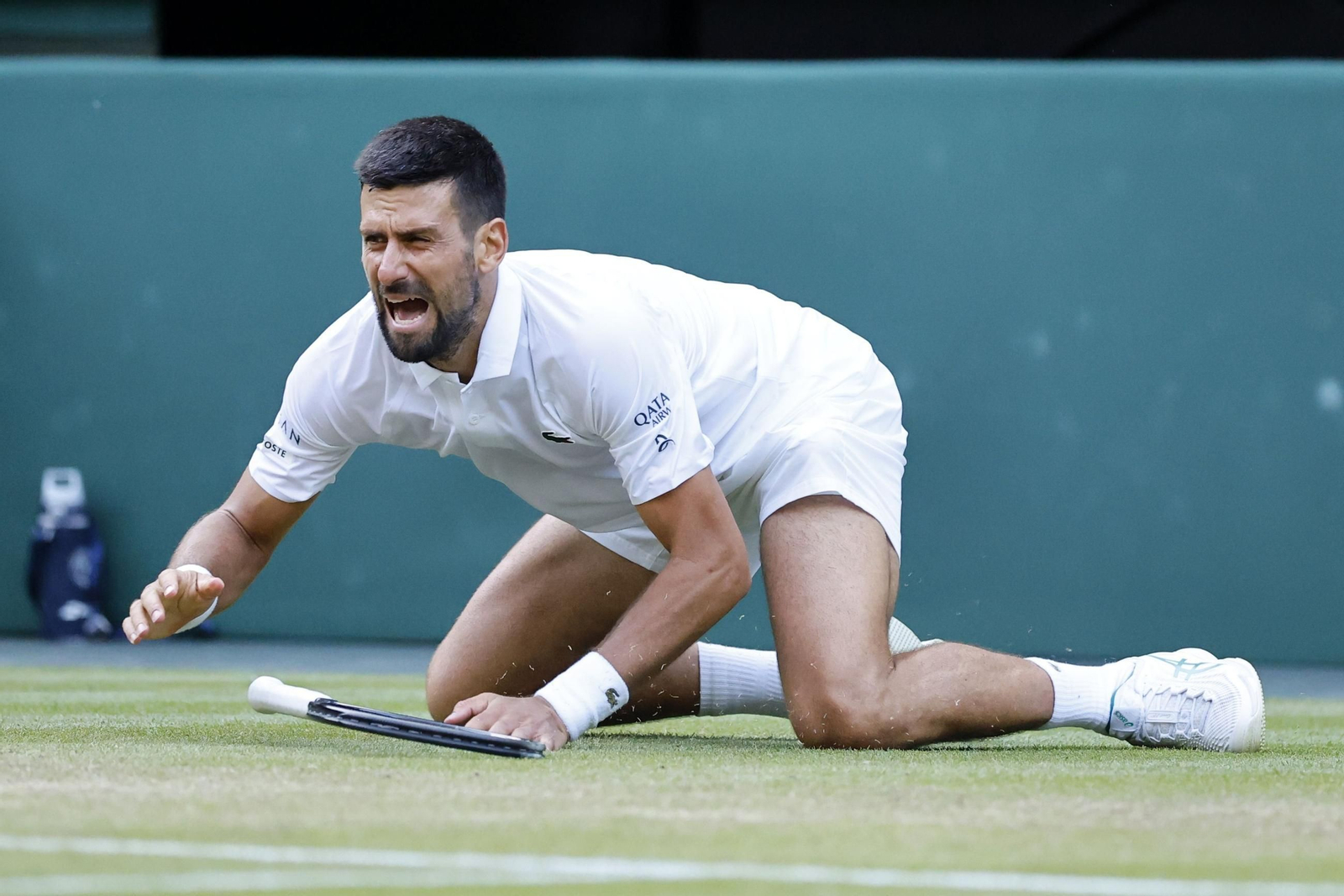 Las fotos de Wimbledon con las clasificaciones de Djokovic y Sinner