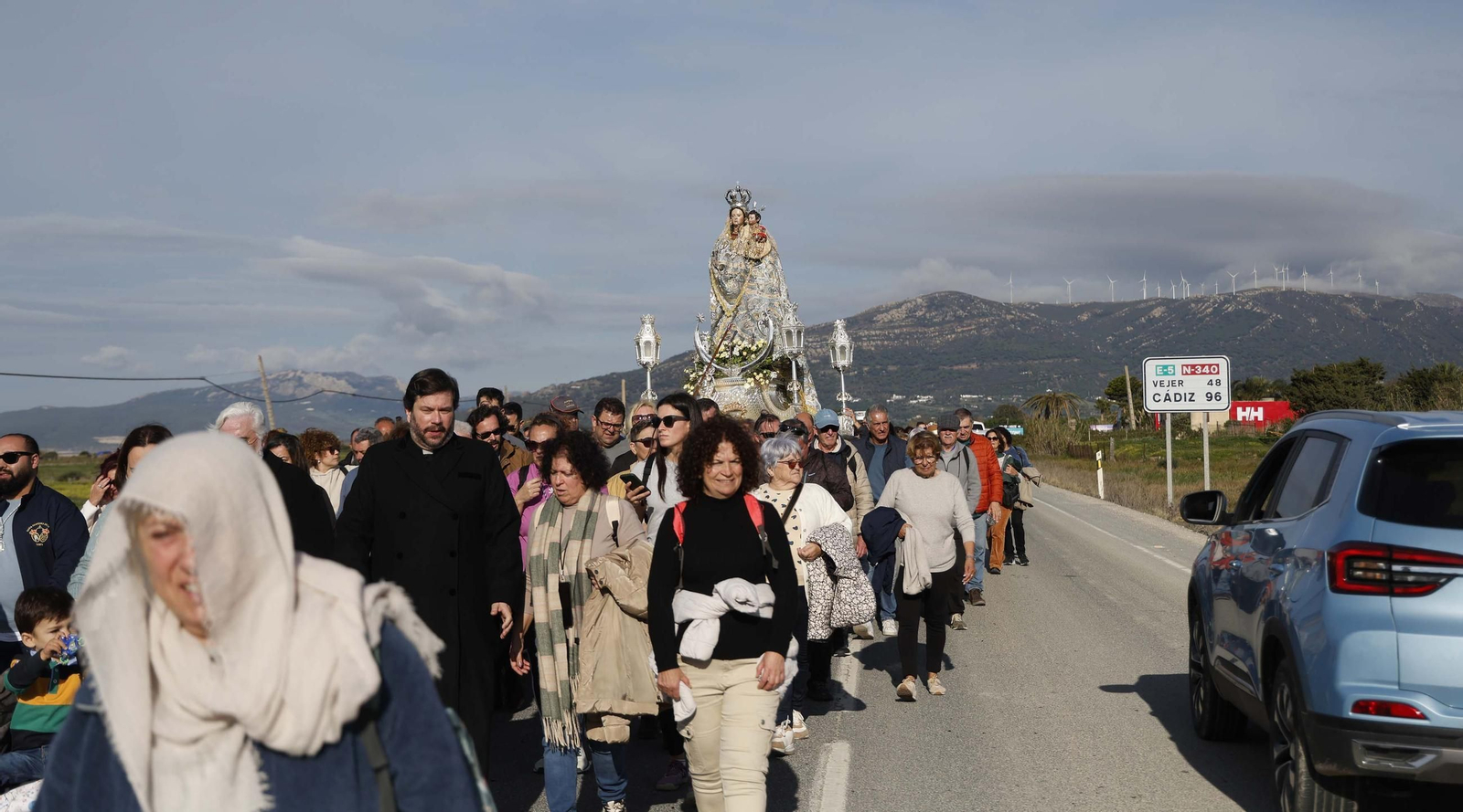 Fotos de la llegada de la Virgen de la Luz a Tarifa por su 275 aniversario como patrona