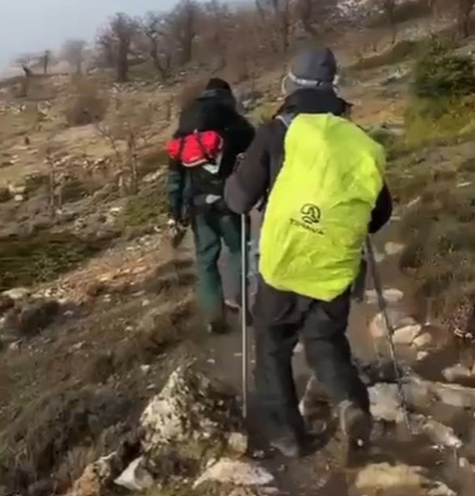 Un momento del rescate de la Guardia Civil