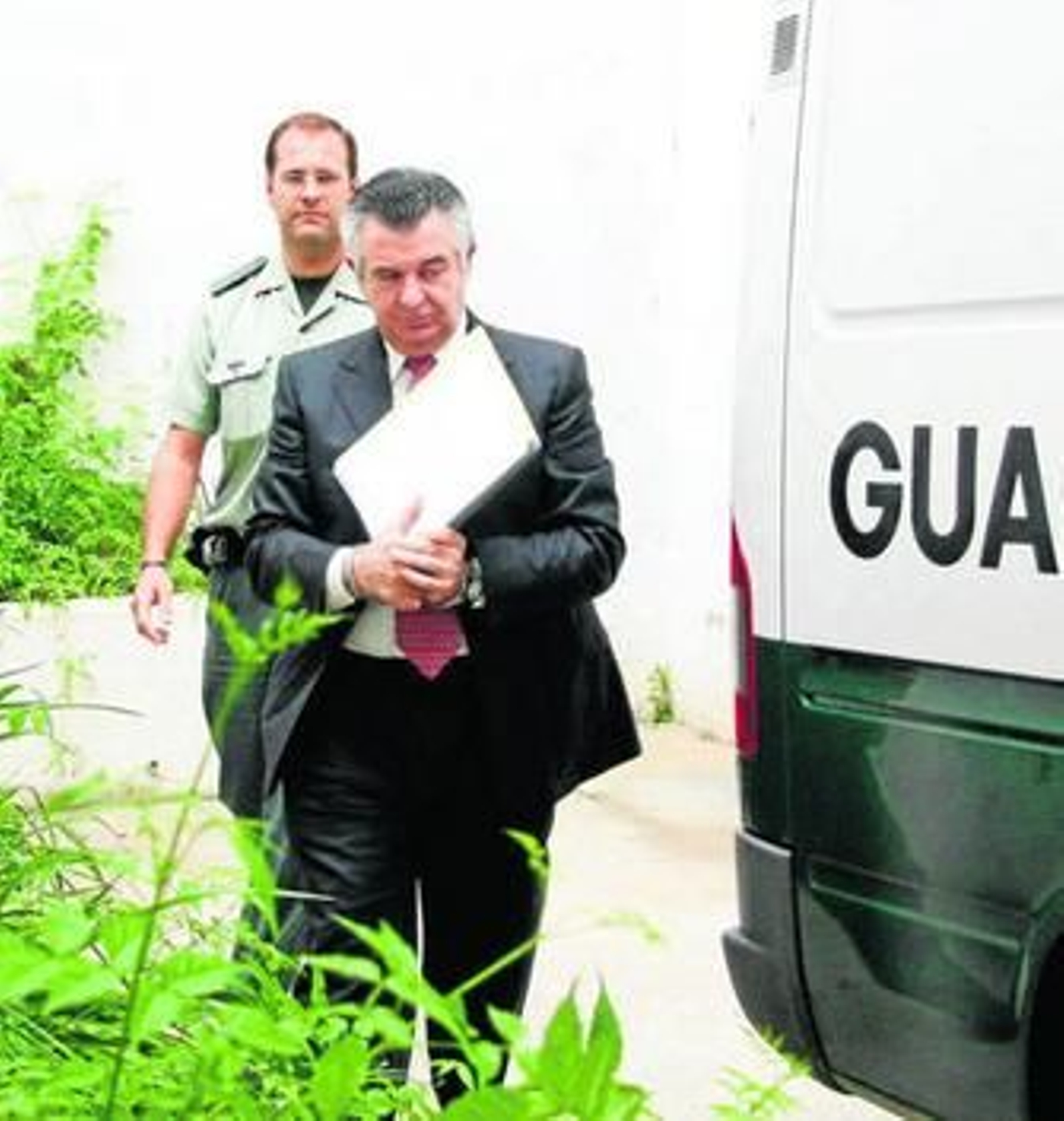 Juan Antonio Roca durante una de las conducciones.