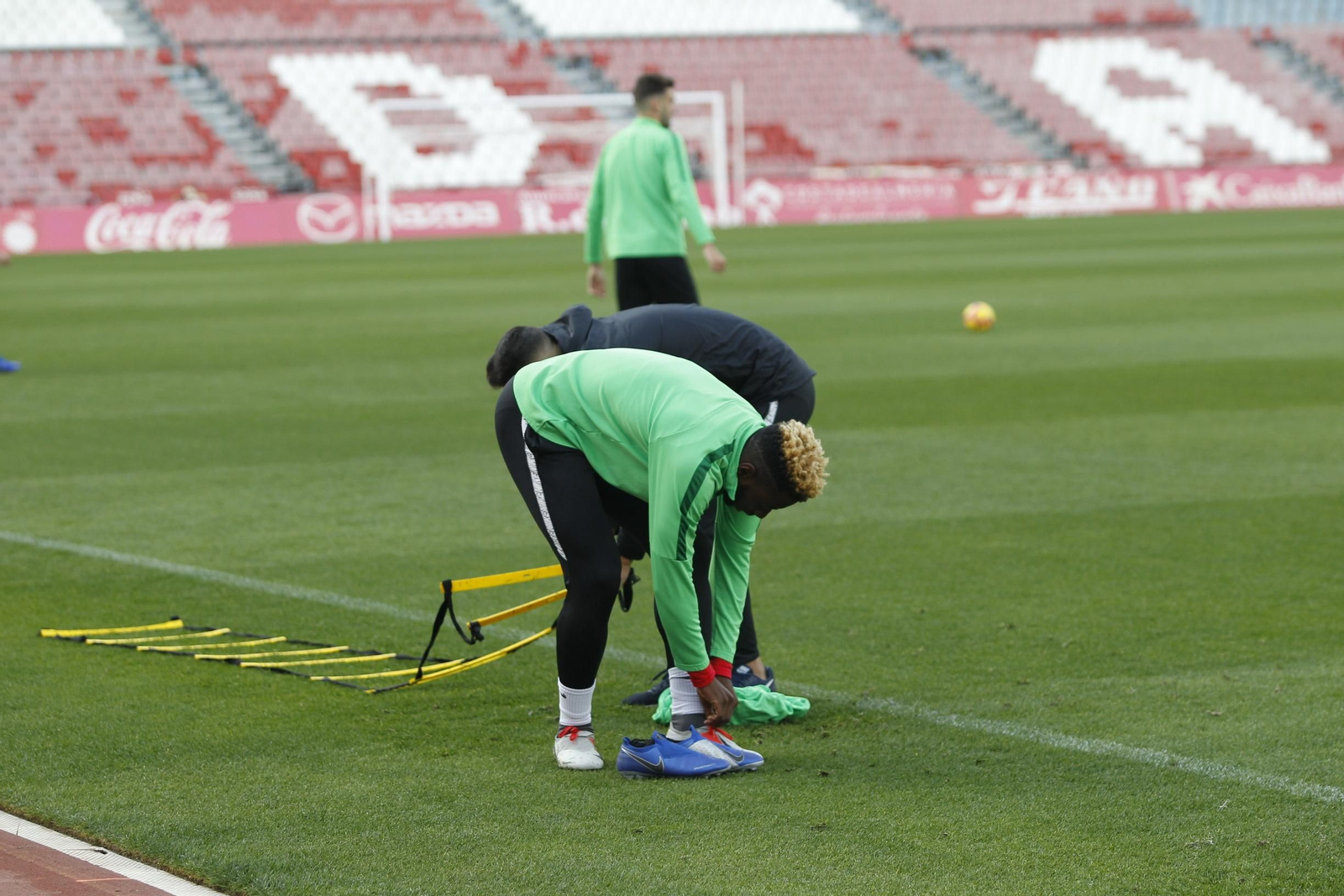 Fotogalería del primer entrenamiento de Demerovic