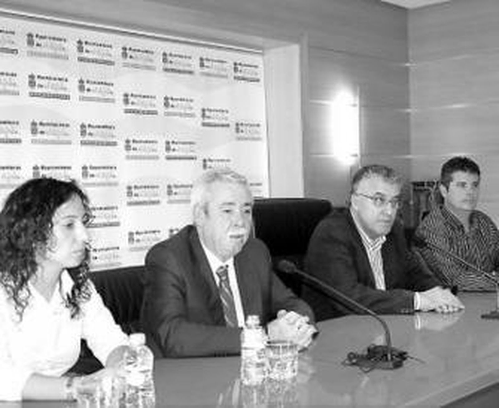 Momento de la reunión entre Caparrós y Berenguel.