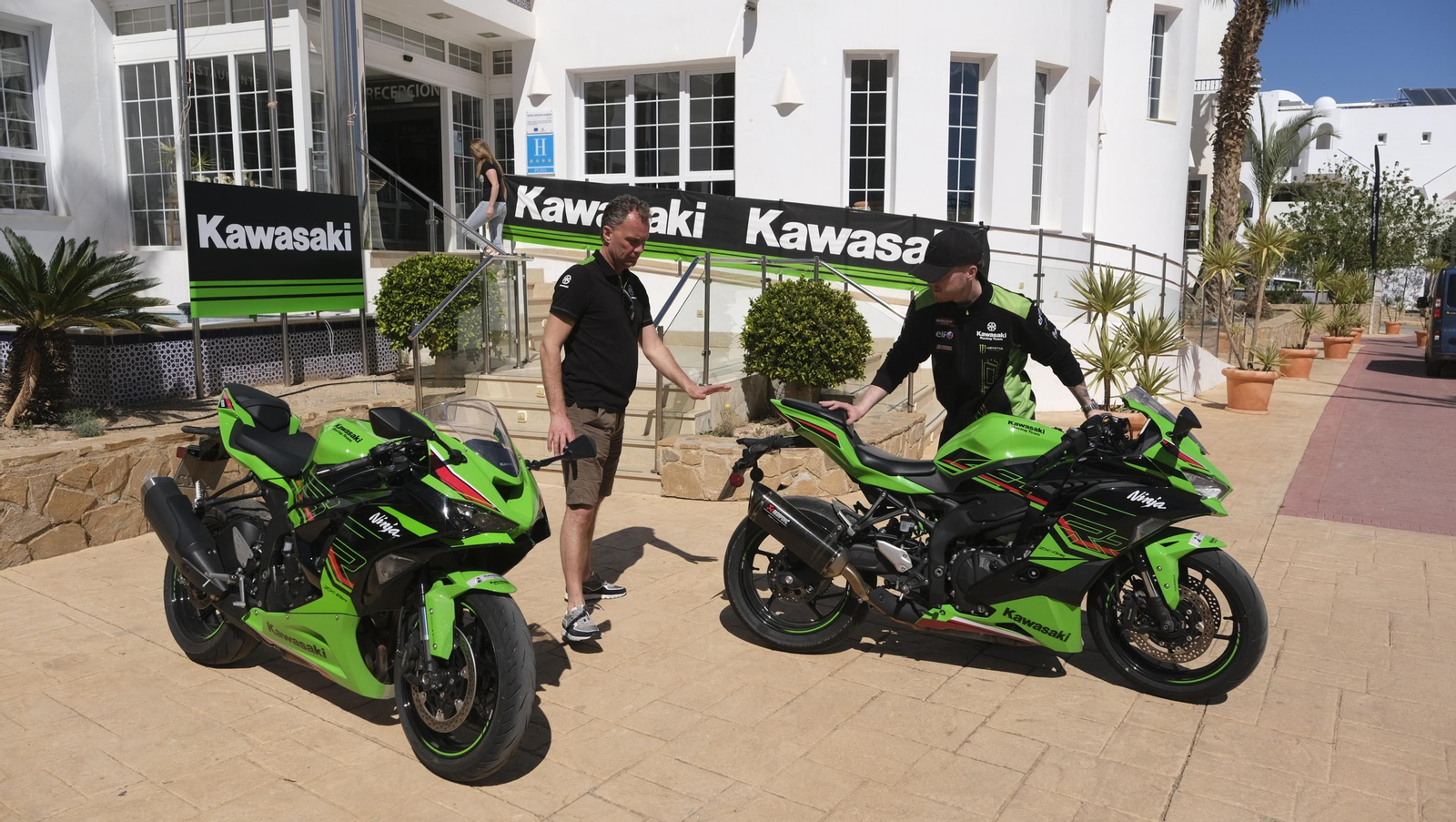 Las imágenes de las motos Kawasaki en Mojácar