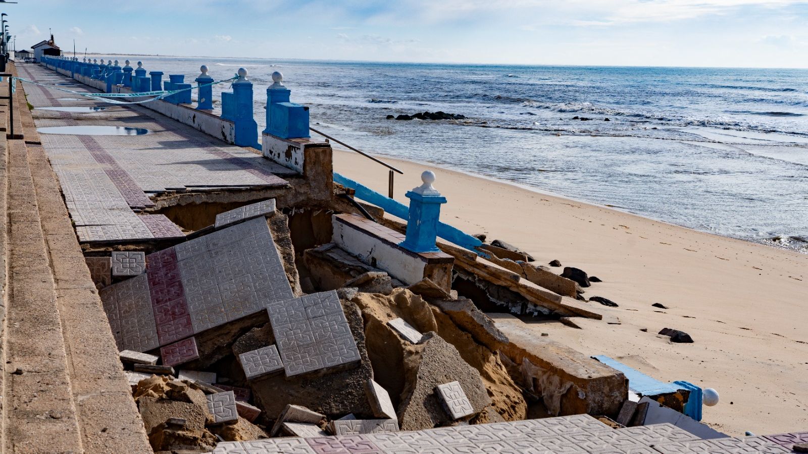 Estado en el que se encuentra el litoral de Matalascañas.