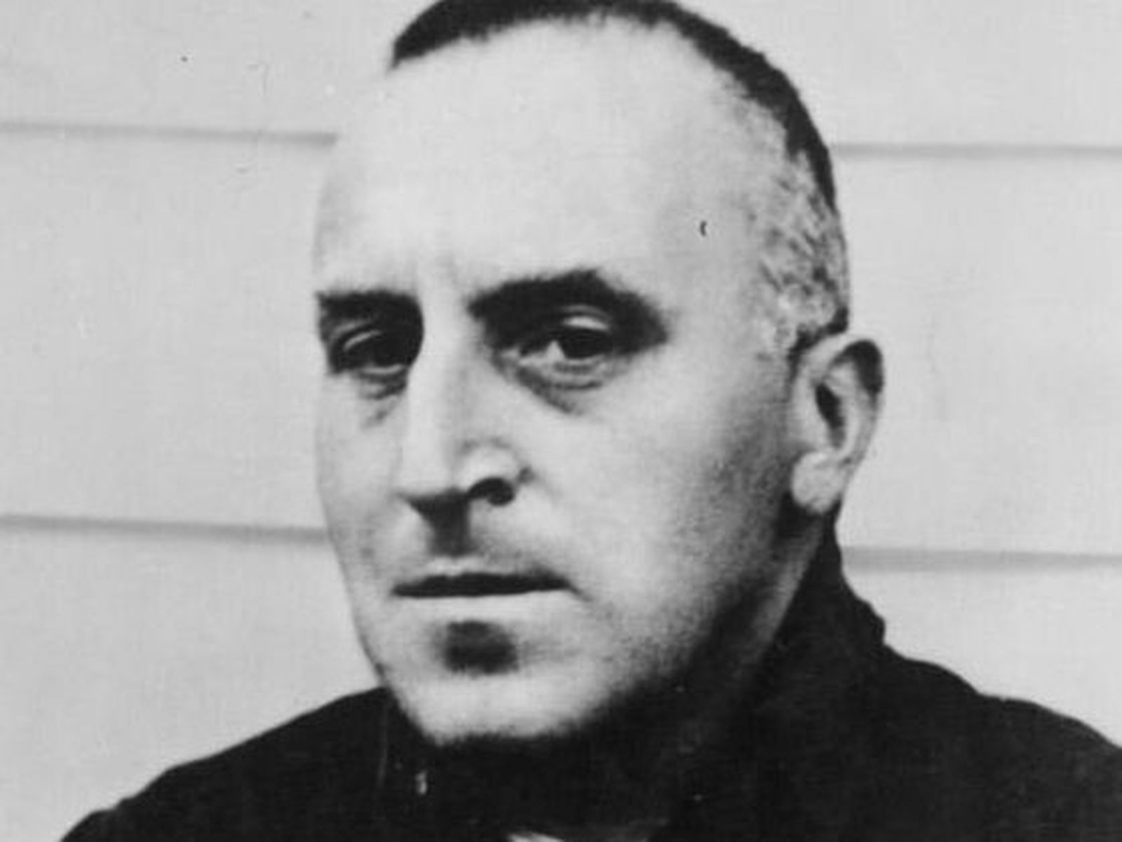 Carl von Ossietzky, imagen de 1934 detenido en un campo de concentración.