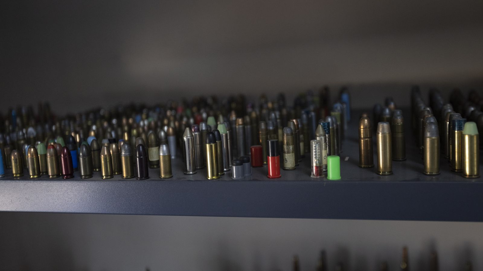Cartuchos de diferente calibre.