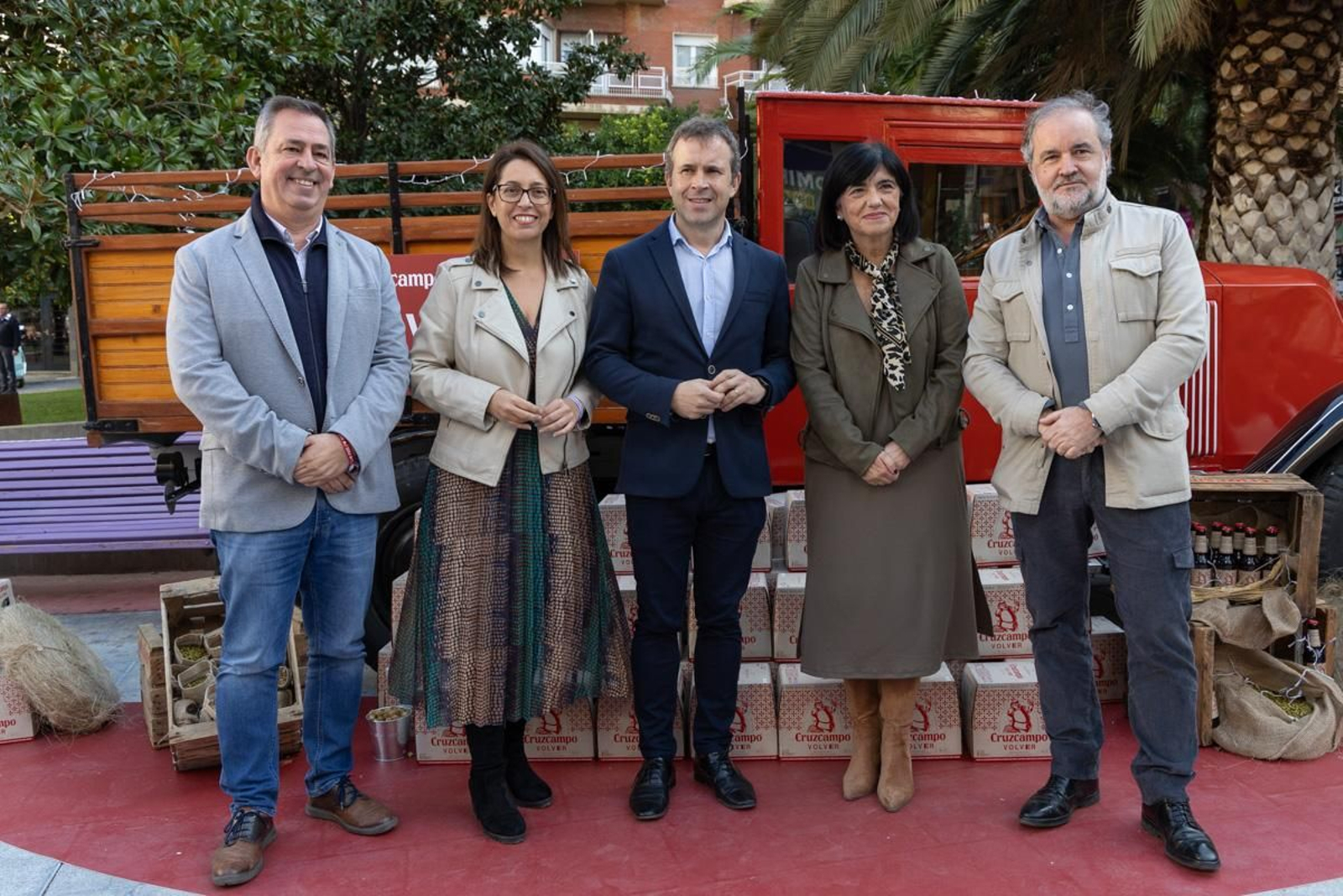 Presentación del lanzamiento de 'Volver', edición limitada de Cruzcampo para Navidad