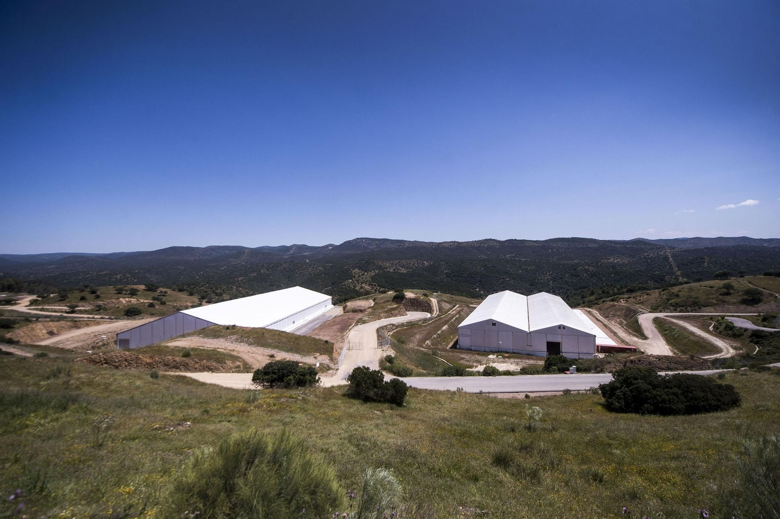 Zona de El Cabril que acoge los residuos nucleares de muy baja intensidad.