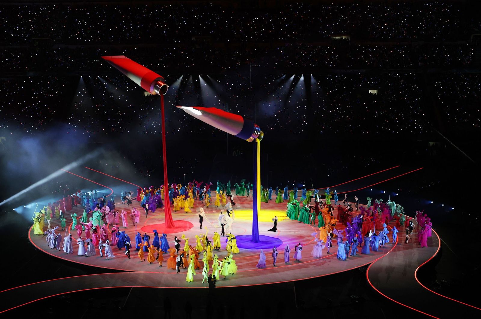 Las fotos de la inauguración de los Juegos Olímpicos de invierno de 2026