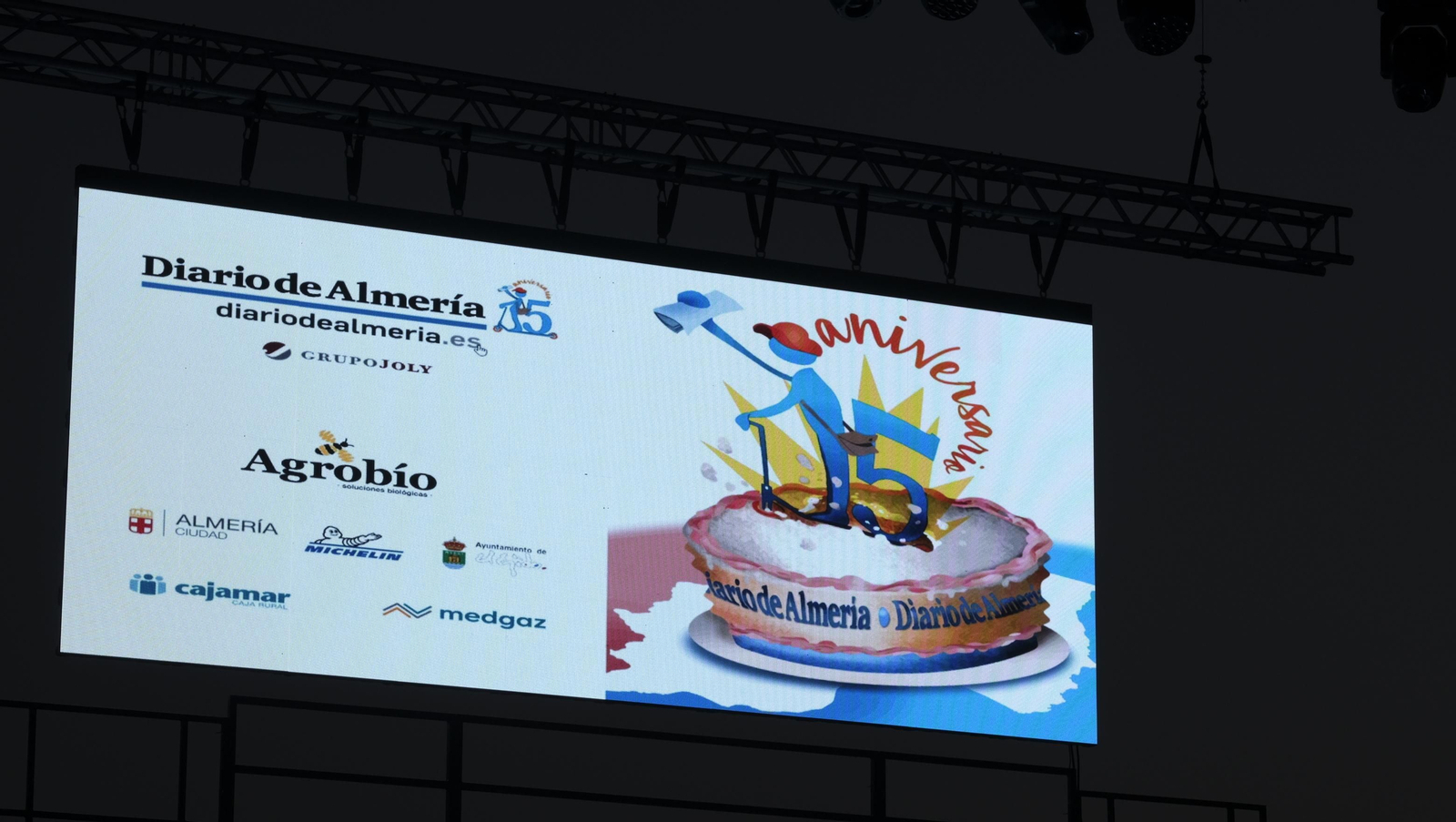 Imágenes del espectáculo 'The Talent' en la Gala XV Aniversario Diario de Almería