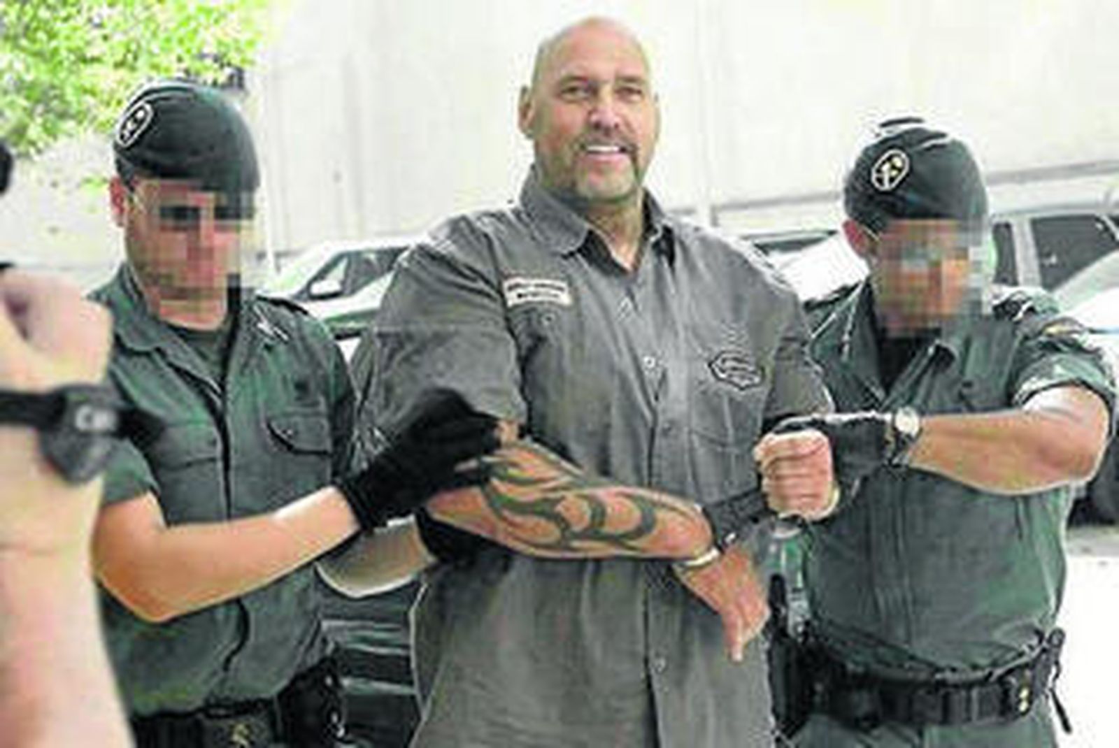 Frank Hanebuth, el día de su detención en Palma de Mallorca.