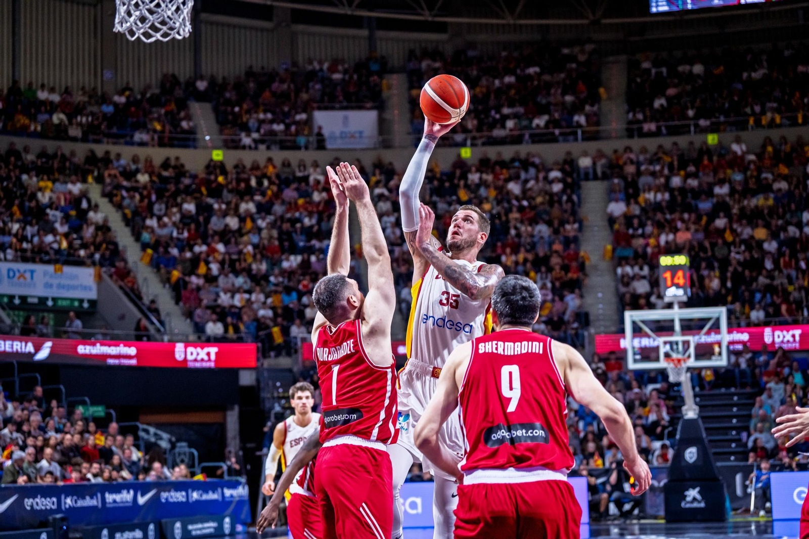 Las fotos del España-Georgia de baloncesto