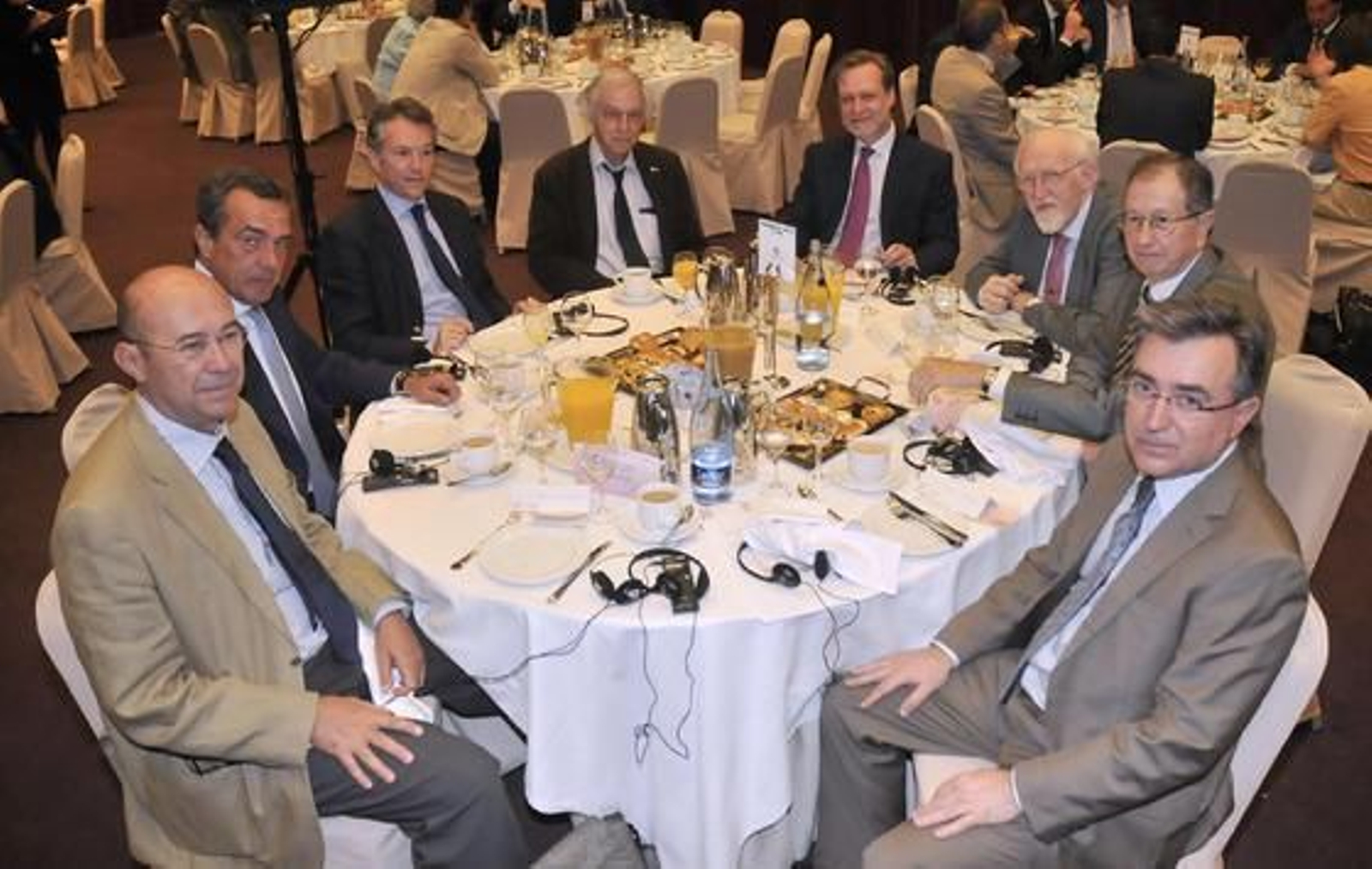 Francisco Ferrari, alberto Yarte, José Joly, Toberto  Huber, Miguel Ángel de la Rosa, Joaquín Galán, Benito  Valdés e Ignacio Martínez.

Foto: Juan Carlos Vázquez