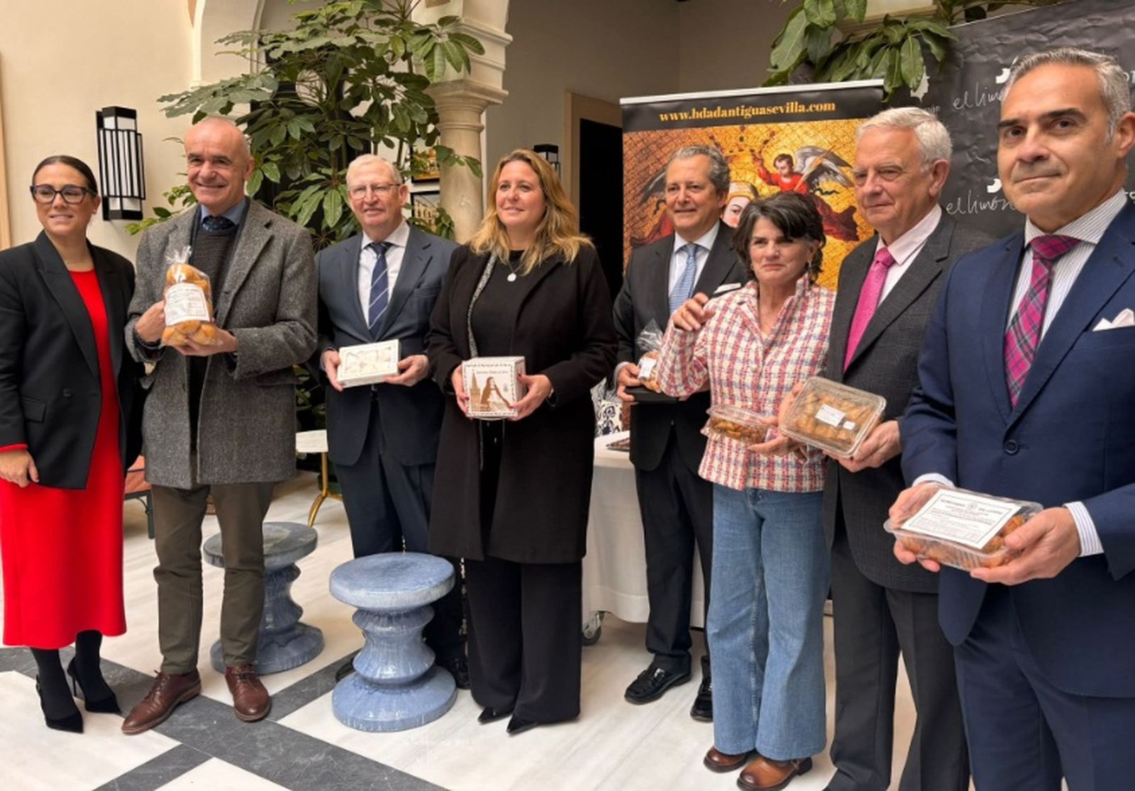 Acto de presentación de la iniciativa en el centro de la ciudad