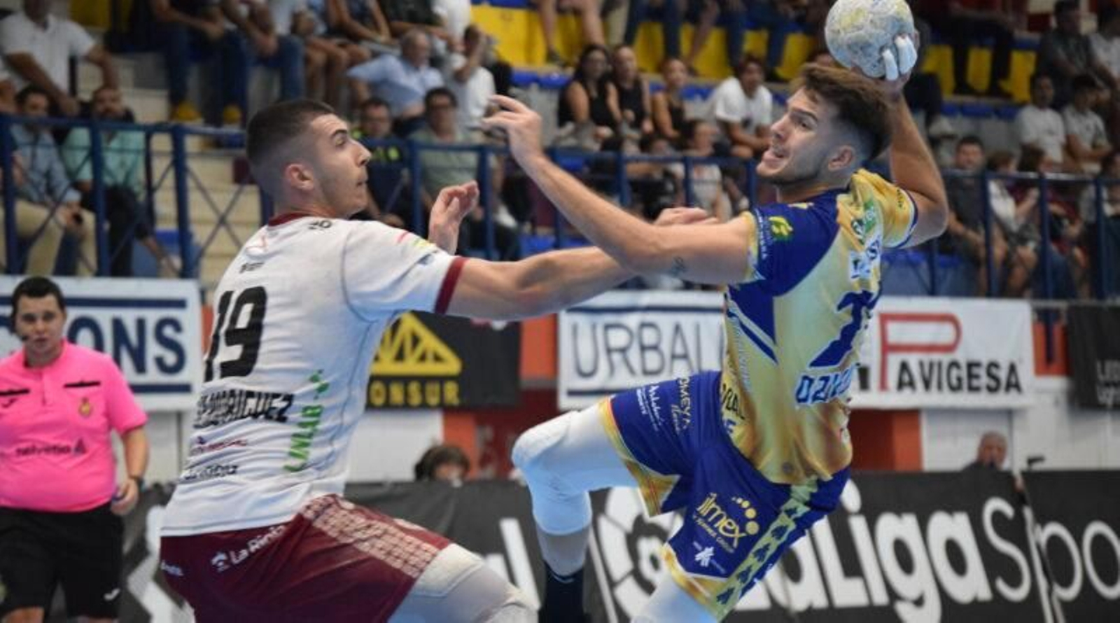 David Estepa, durante un partido con el Ximénez.