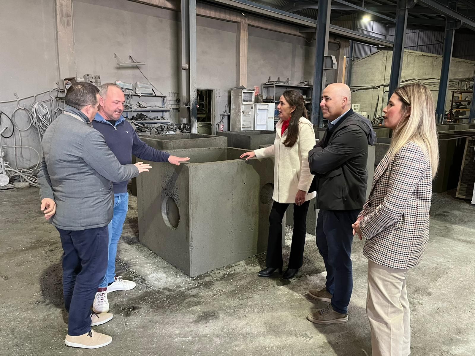 Visita institucional a la empresa Prefabricados La Morena.