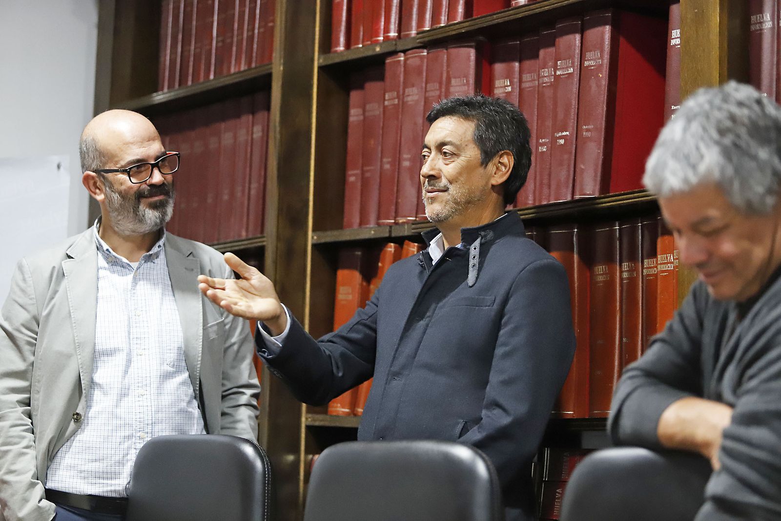 Imágenes de la emotiva visita de Luzardo y Alzugaray a Huelva Información