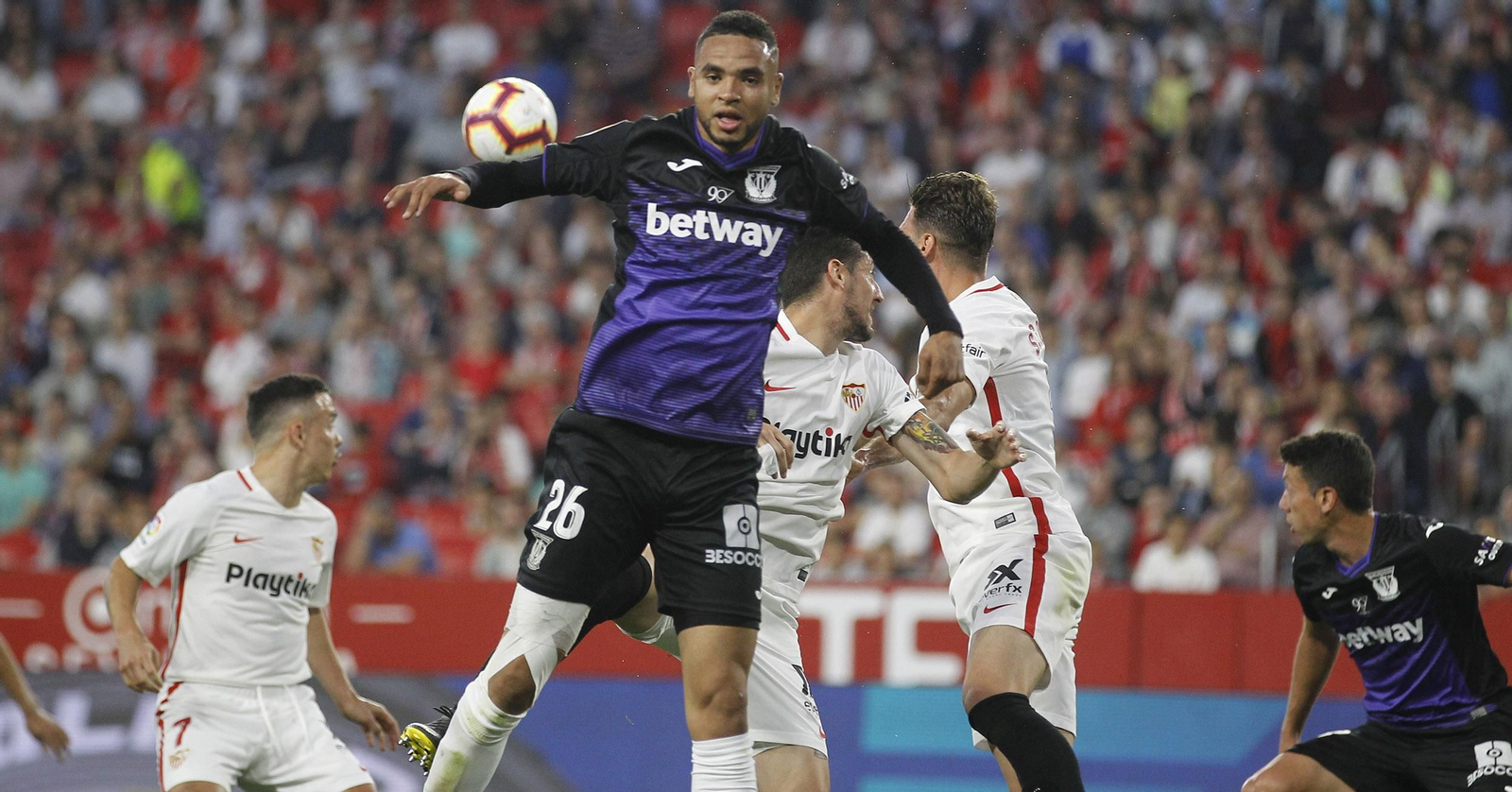 El Sevilla-Leganés, en imágenes