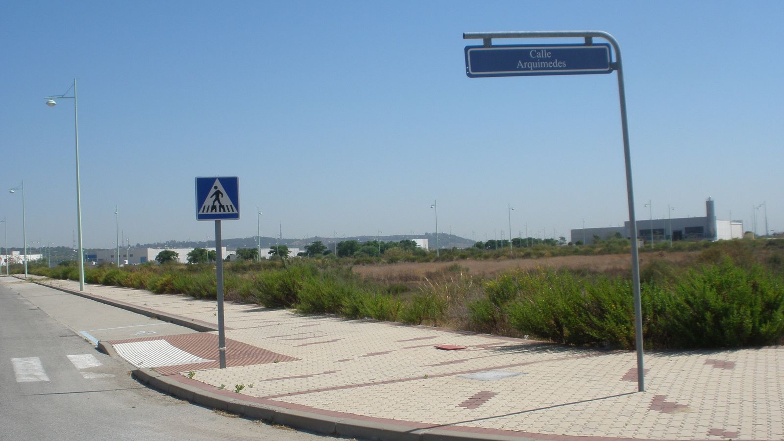 Una imagen de archivo del polígono industrial Salinas de Poniente.