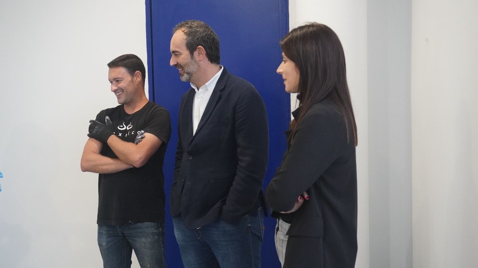 El alcalde ha visitado el nuevo espacio juvenil.