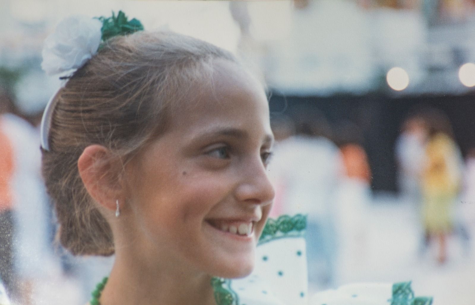 Otra imagen de Kika González de niña.