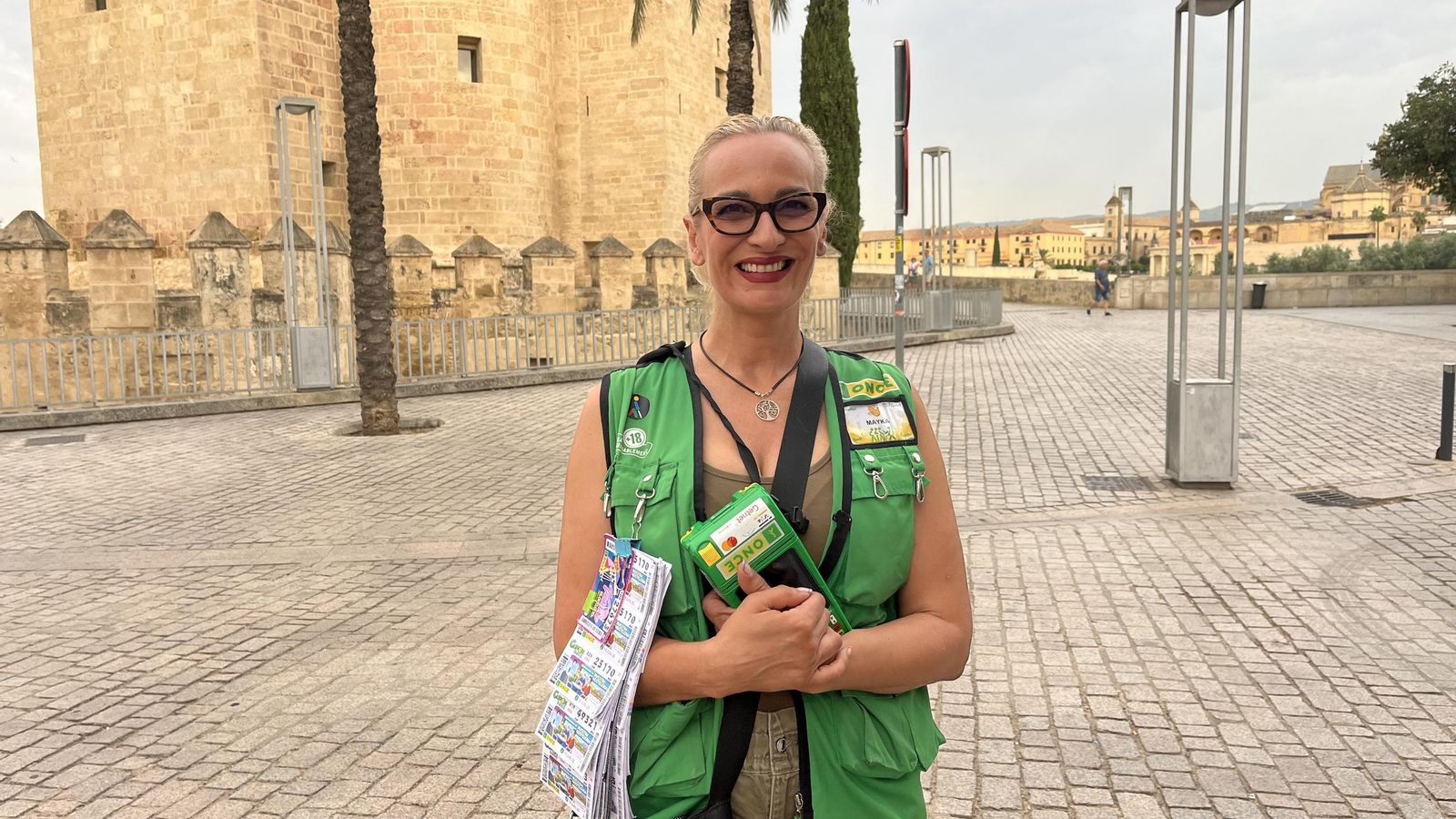 Mayka, trabajadora de la Once Mayka, trabajadora de la Once