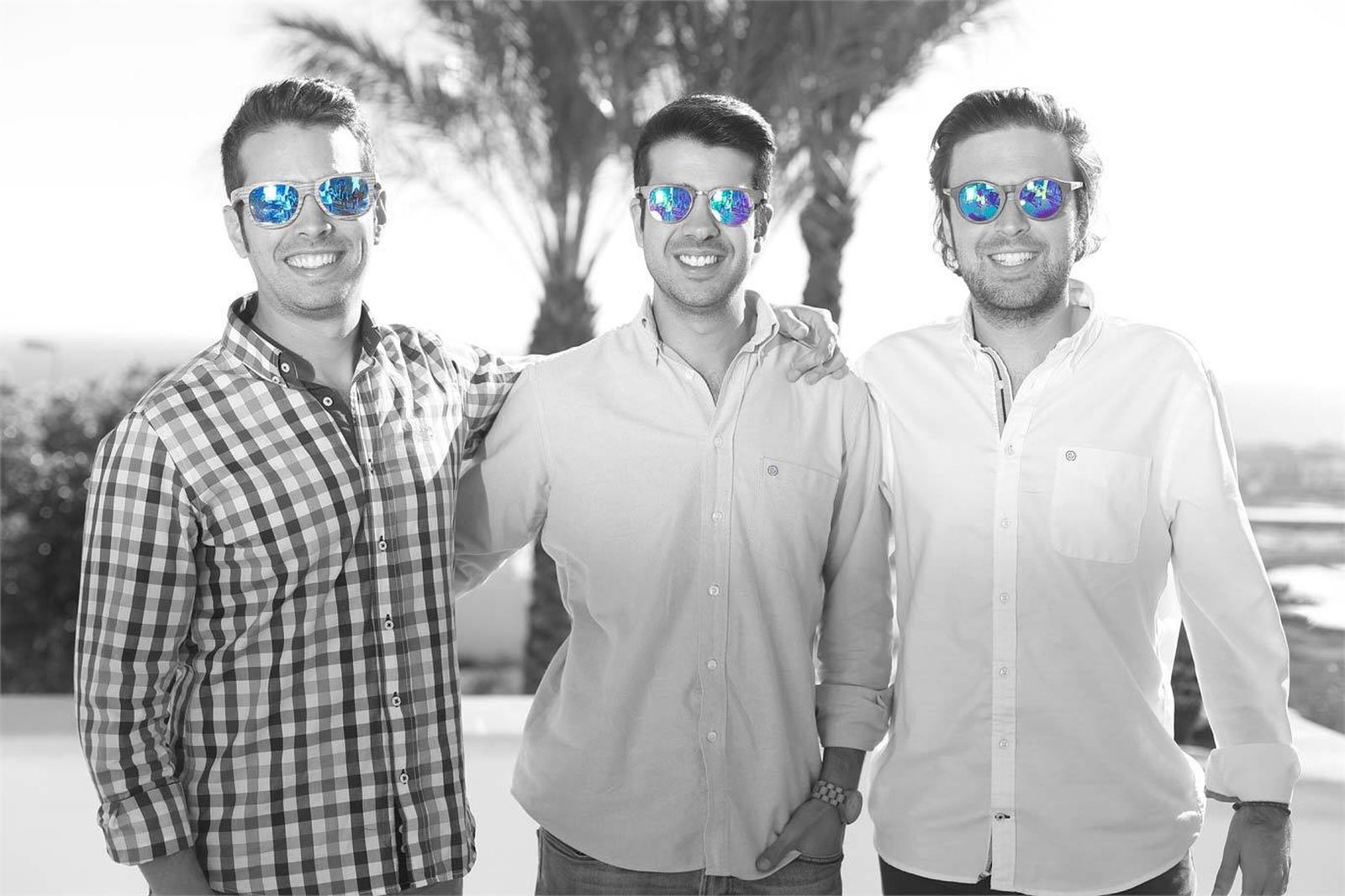 Los tres jóvenes almerienses, impulsores de Cohnquer.