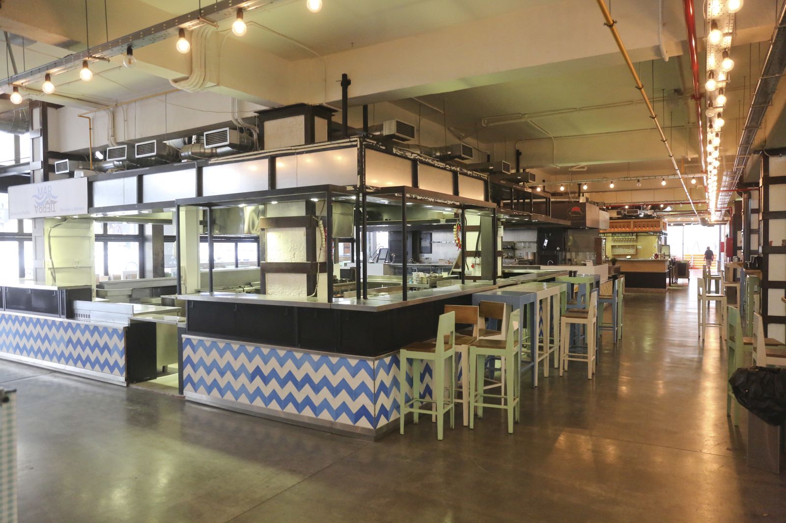 Mercado de la Merced de Málaga sin actividad