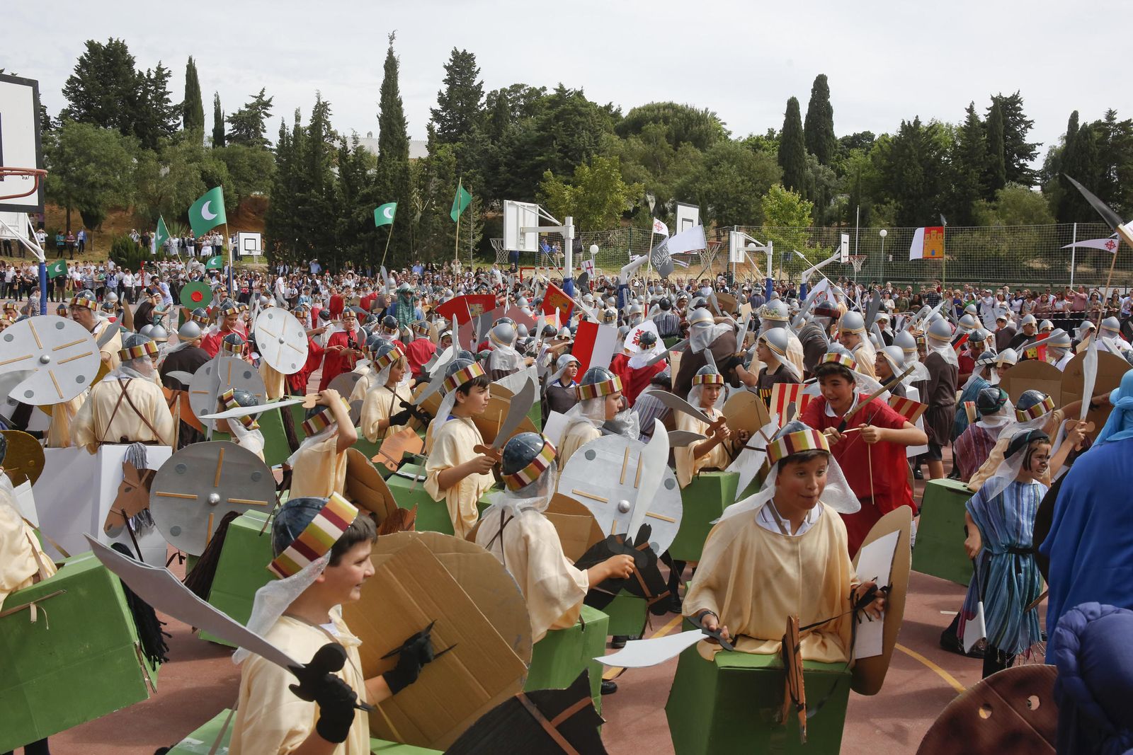La Batalla de las Navas de Tolosa escenificada por los alumnos de El Romeral