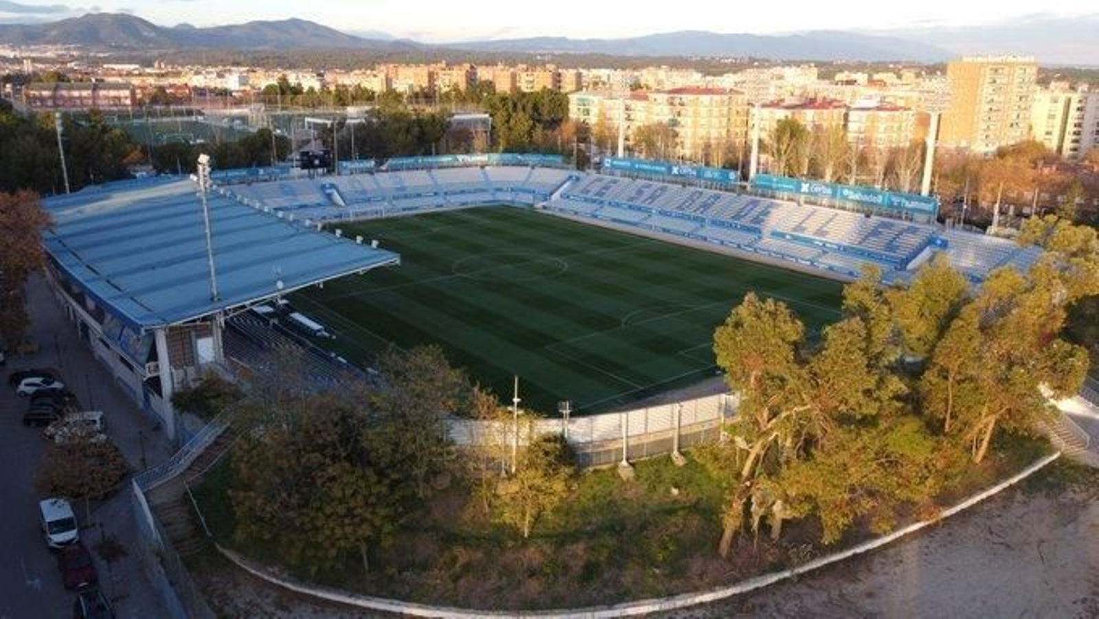 Imagen del Estadio Nova Creu Alta.