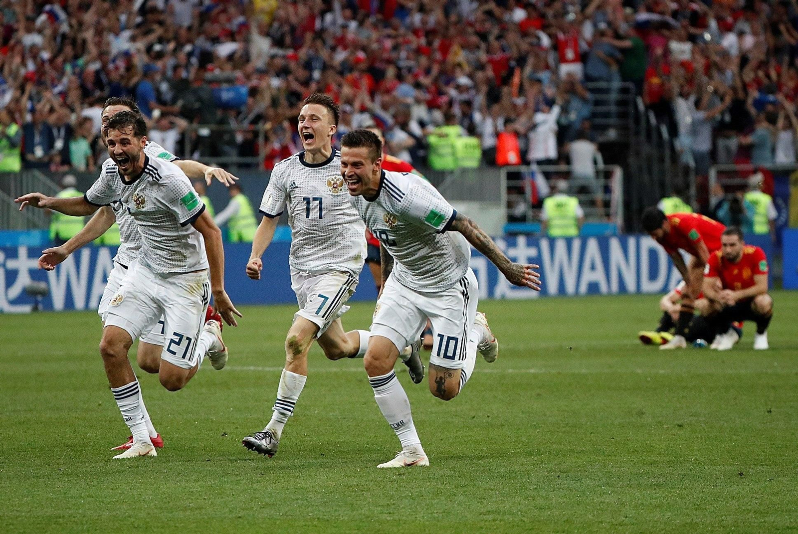 Las imágenes del España-Rusia