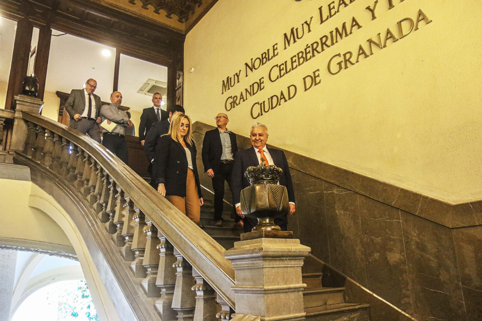 Marifrán Carazo y Horst Simon, en el Ayuntamiento