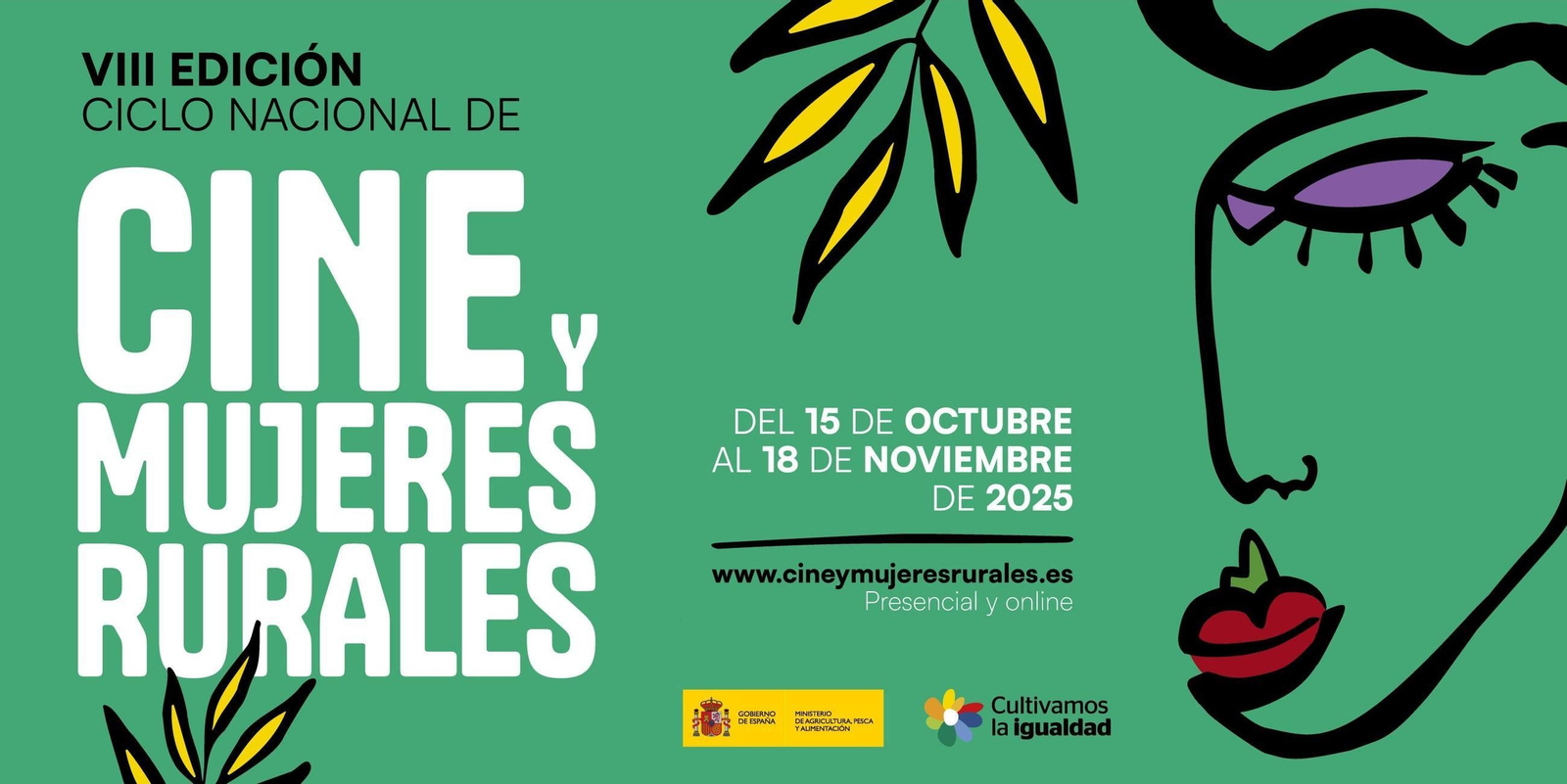 Cartel del ciclo 'Cine y Mujeres Rurales'.