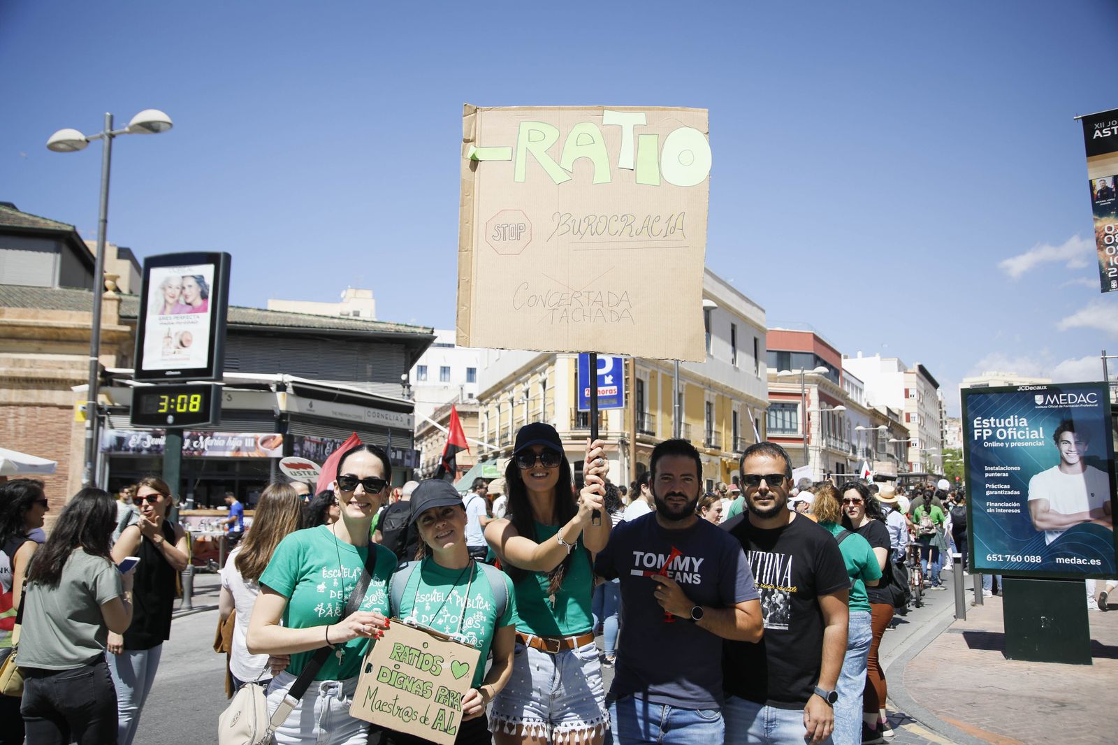 Las imágenes de la HUELGA DOCENTE de Almería