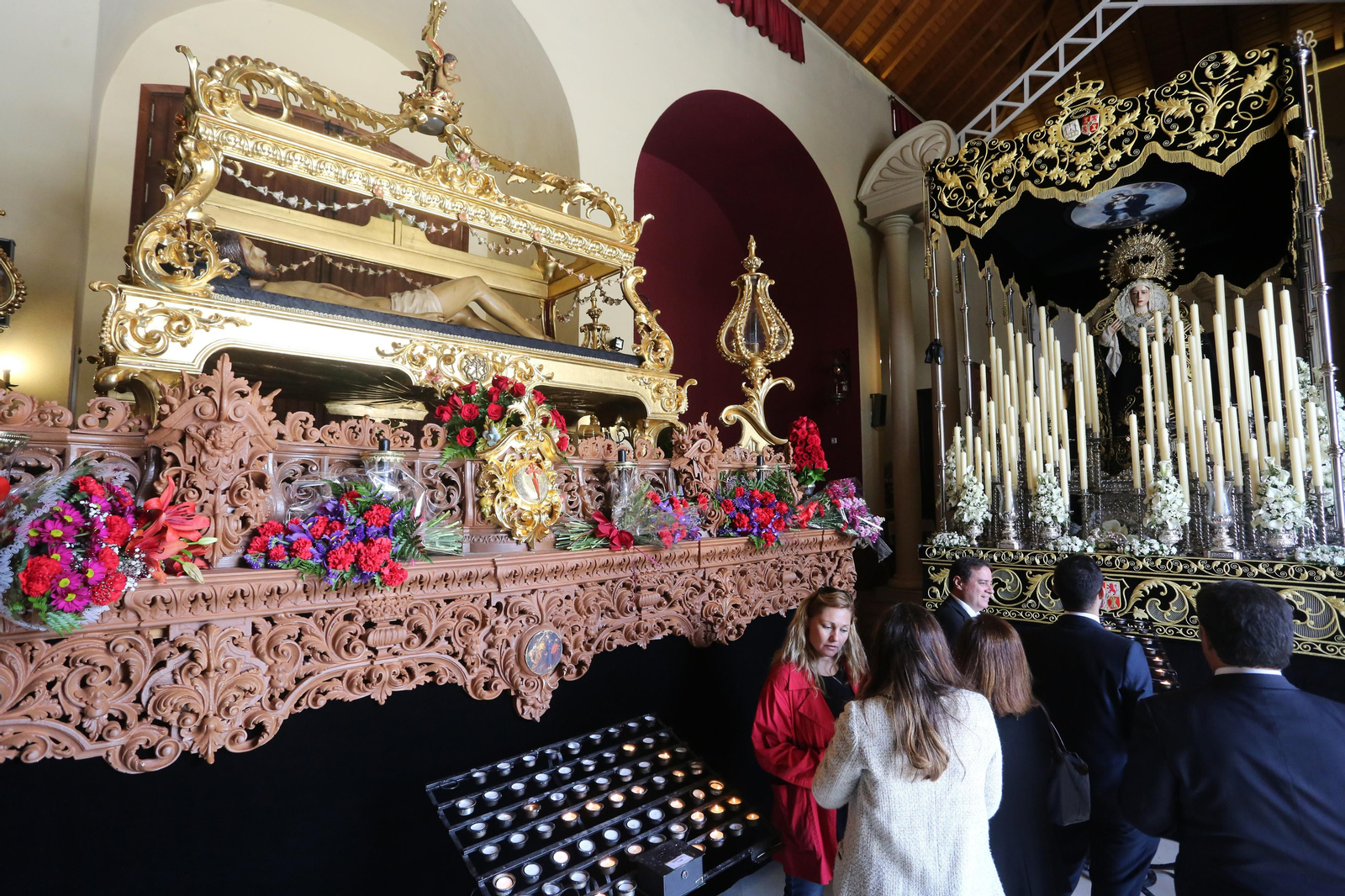 Imágenes de la Hermandad de Nuestra Señora de las Angustias, Santo Entierro de Cristo y Soledad de María
