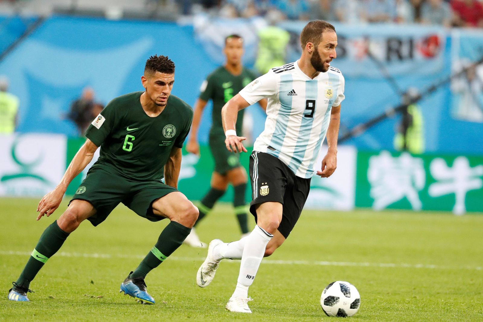 Las imágenes del Nigeria-Argentina