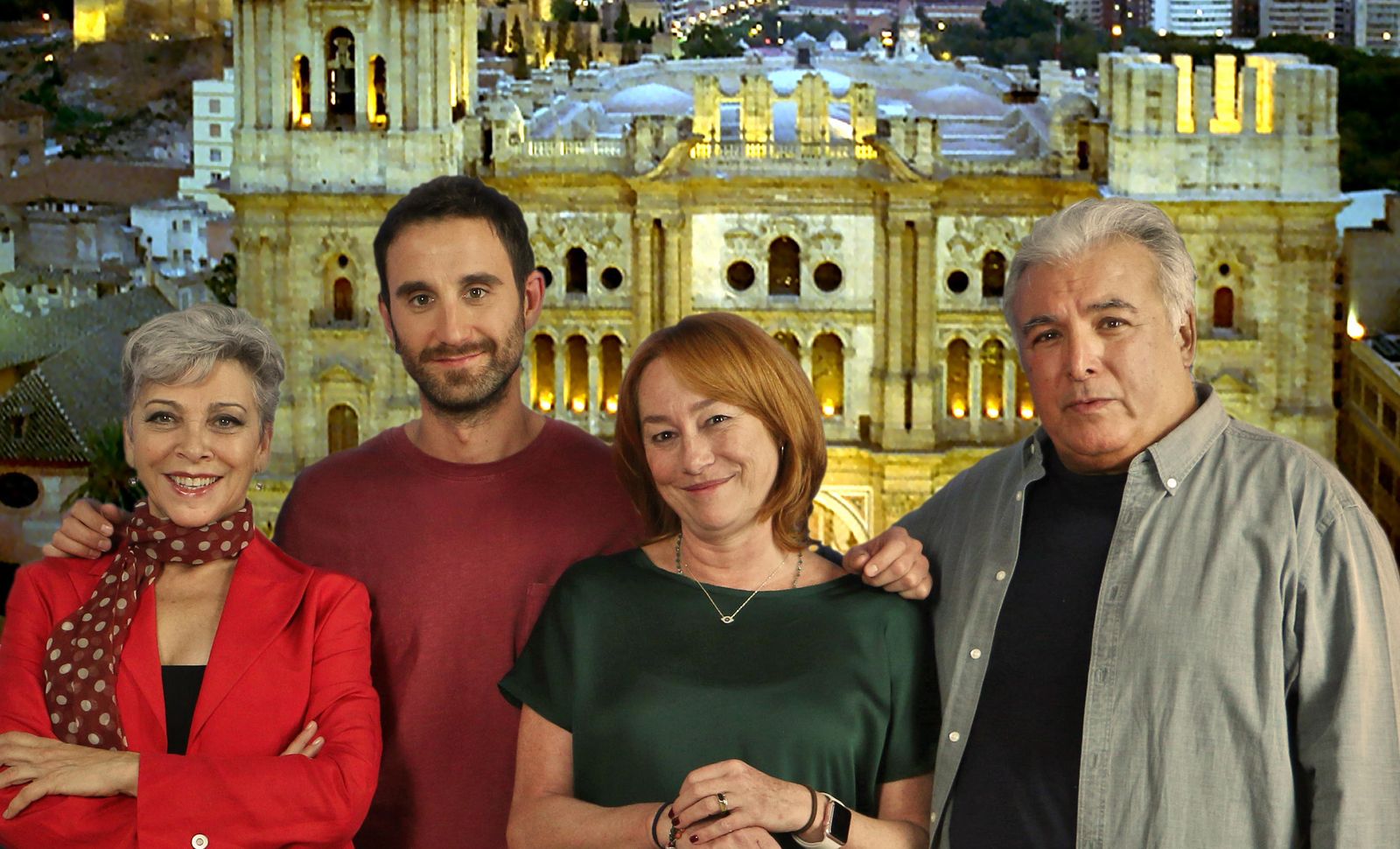 Nombres de lujo firman la serie documental 'Rutas de Andalucía'. En la foto, los actores malagueños Kiti Mánver y Dani Rovira, la directora Gracia Querejeta, y el premiado productor andaluz Juan Lebrón.