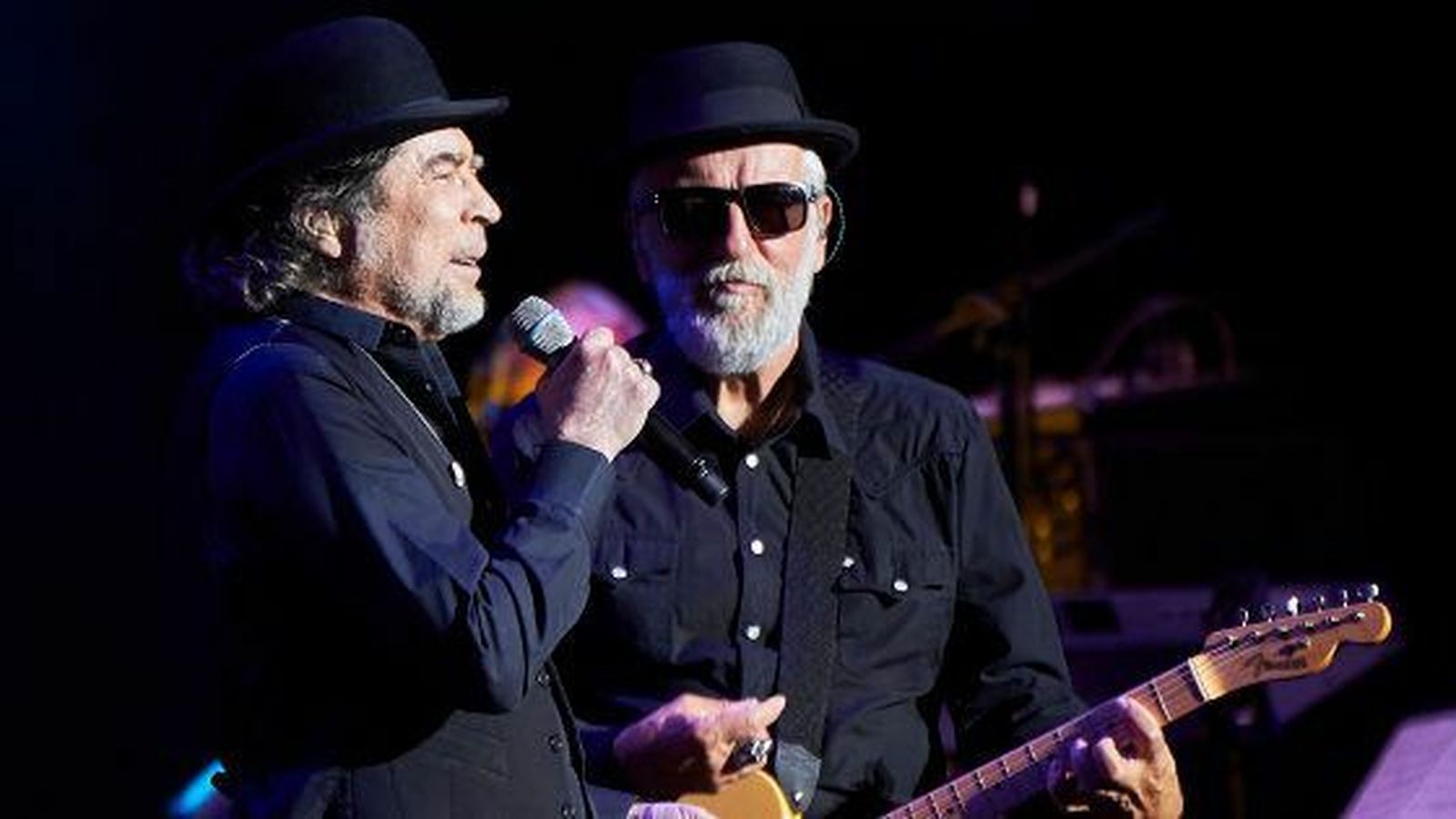 Pancho Varona junto a Joaquín Sabina.