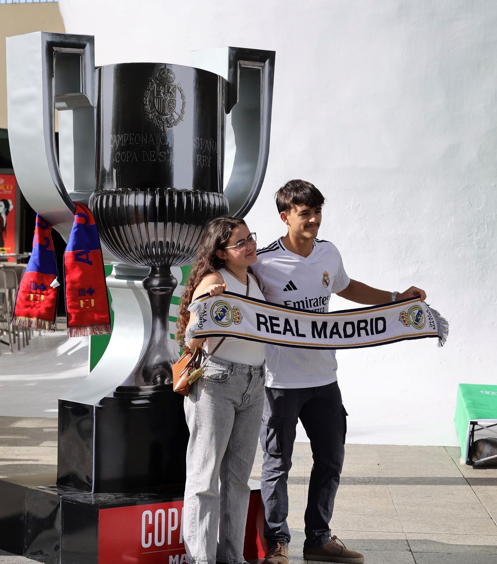 La fotos del día antes de la final de Copa Barcelona - Real Madrid