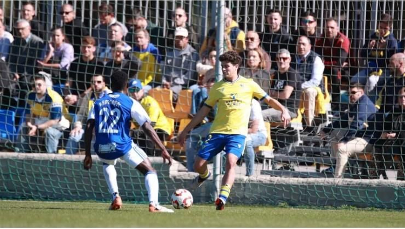 Un momento de la victoria del Xerez sobre el Cádiz Mirandilla