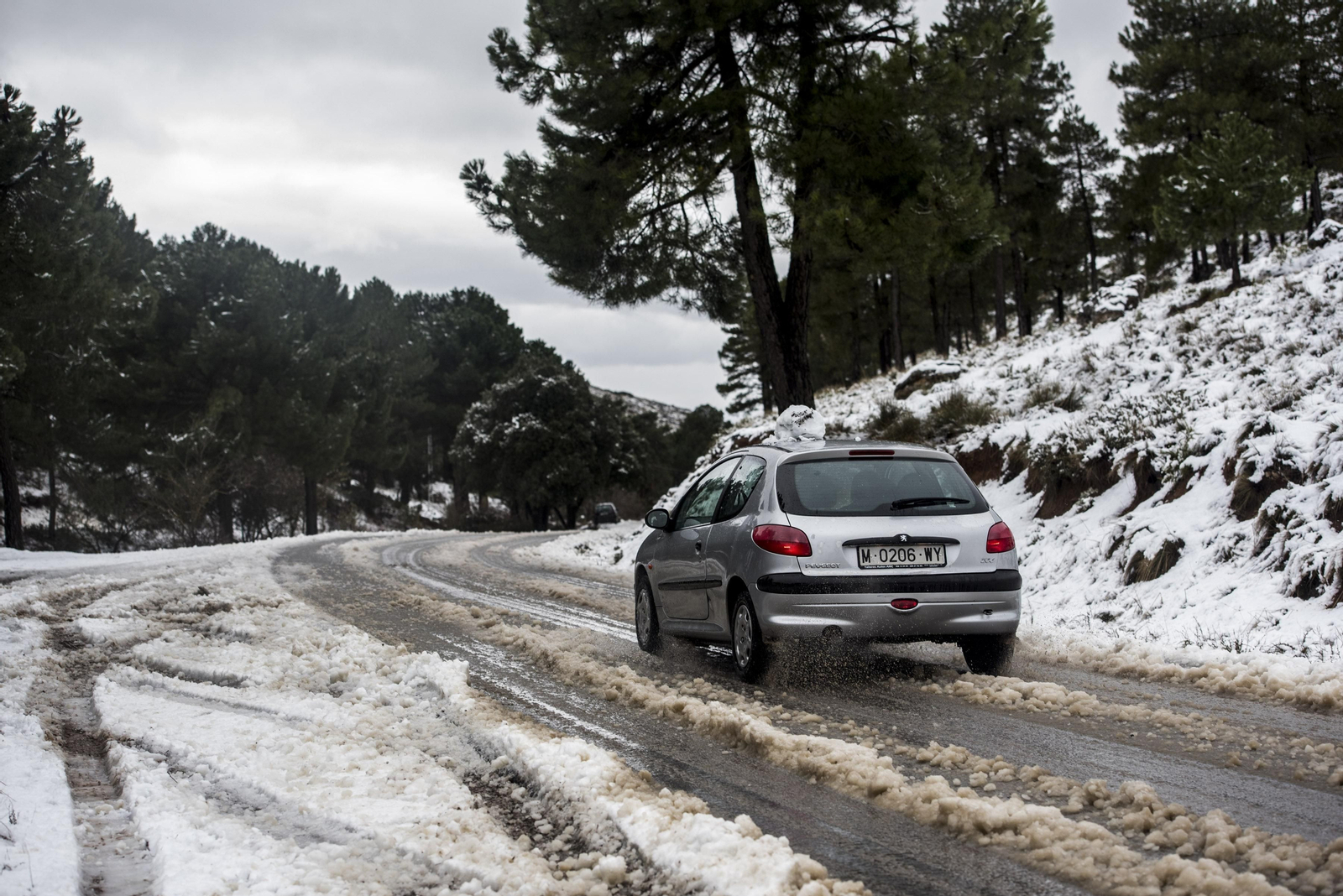Todas las imágenes del paso del temporal por Granada