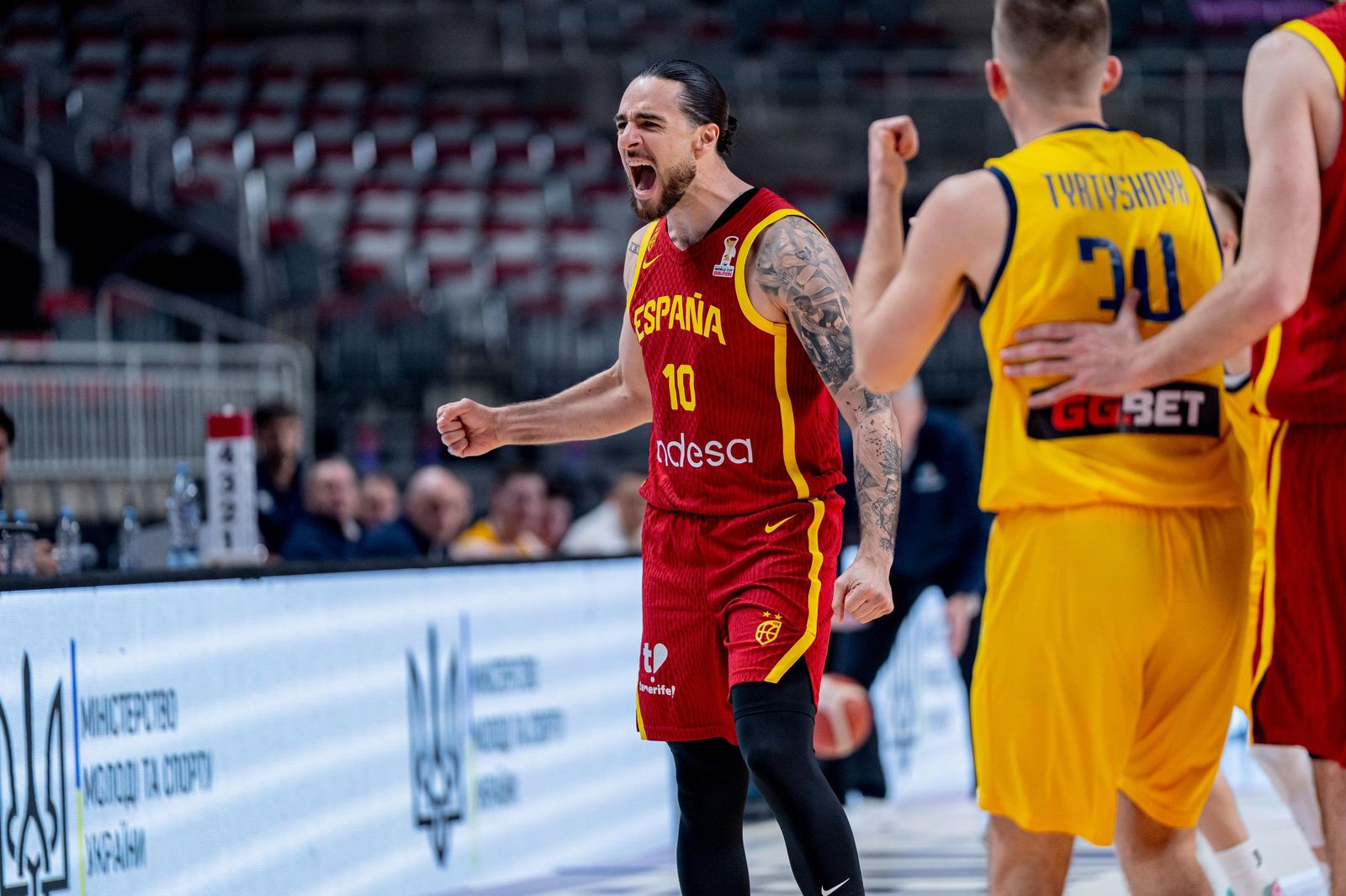 Las mejores fotos del Ucrania-España de baloncesto