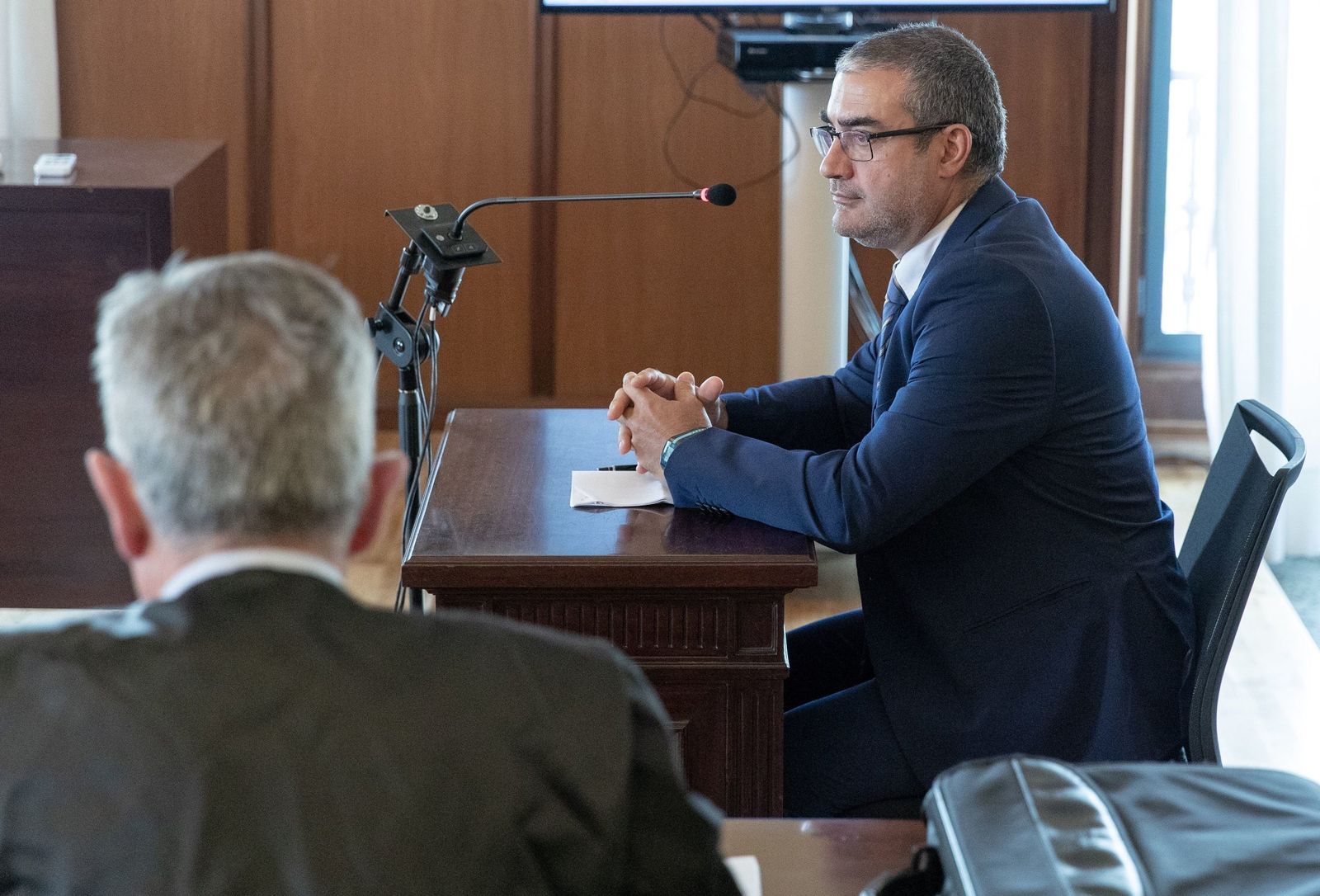 Antonio José Diz-Lois, prestando declaración.