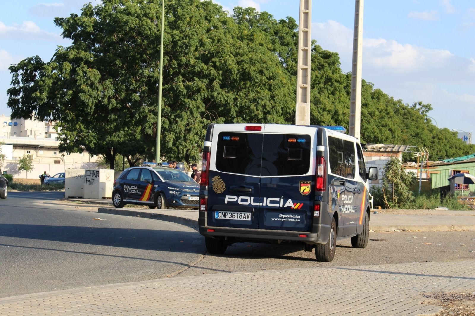 Las imágenes de la operación policial en El Vacie