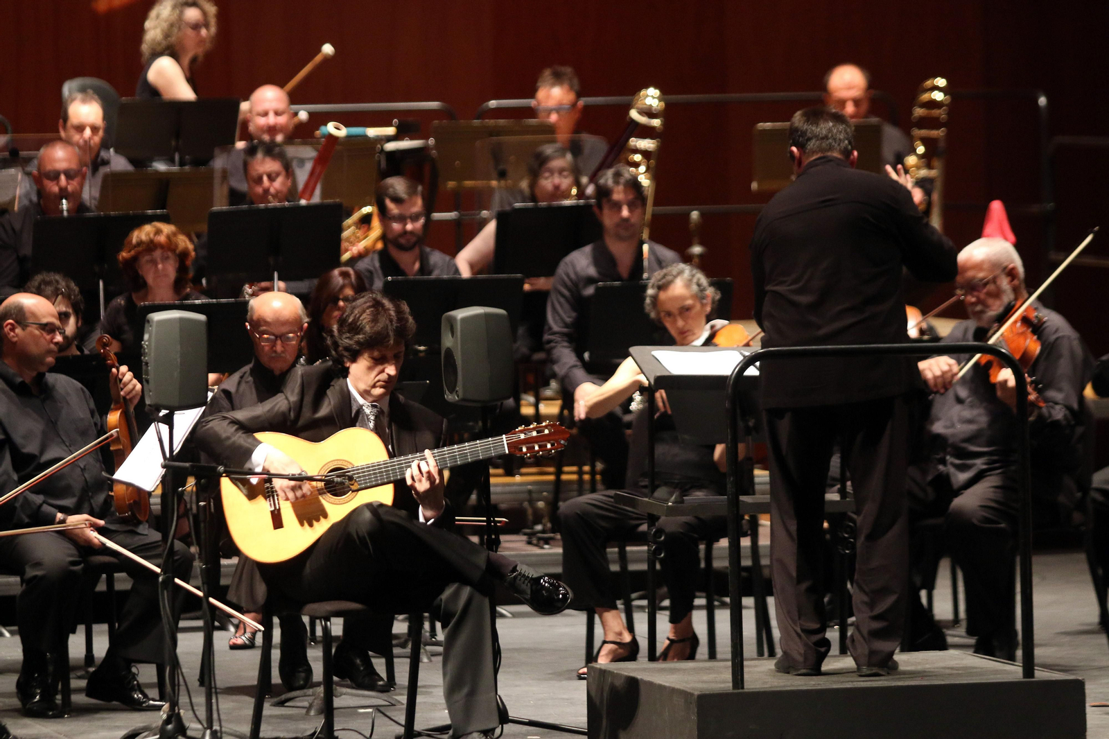 La Orquesta de Córdoba, en uno de sus últimos conciertos en el Festival de la Guitarra.