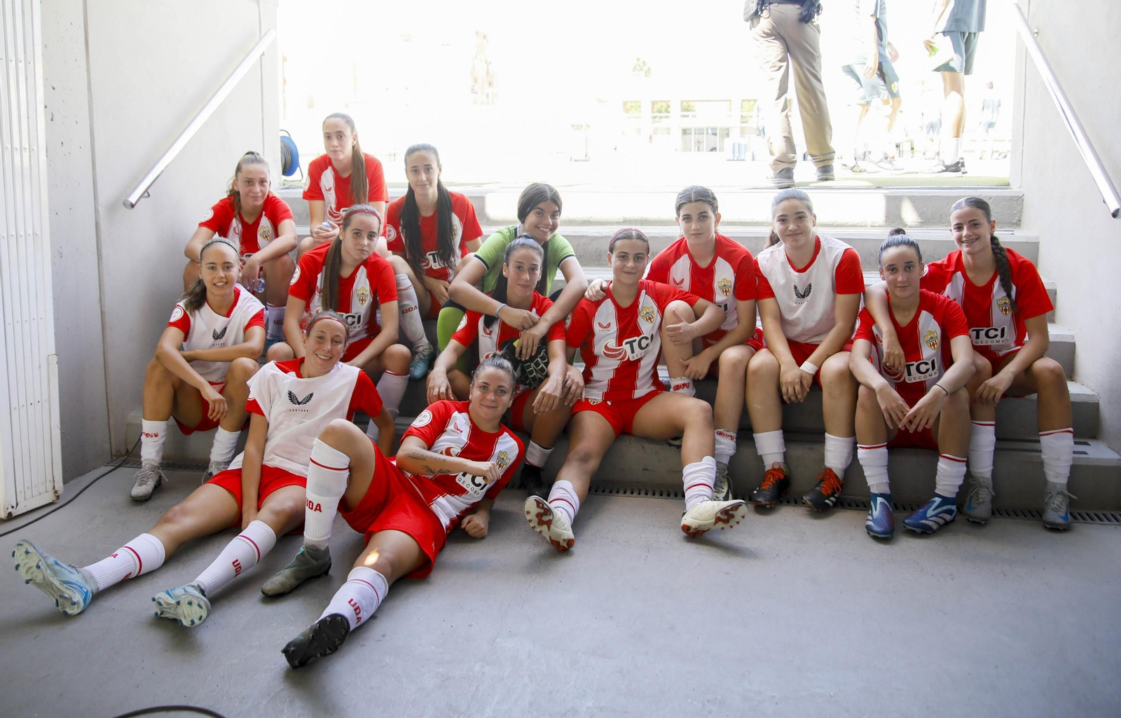 Las imágenes del partido de fútbol del Almería femenino contra el Betis B