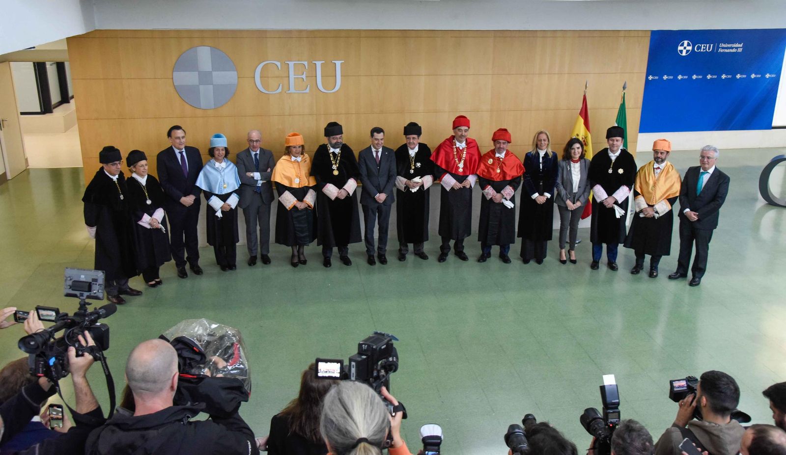Acto académico de investidura como Doctores Honoris Causa de Concha Yoldi, presidenta de Persán