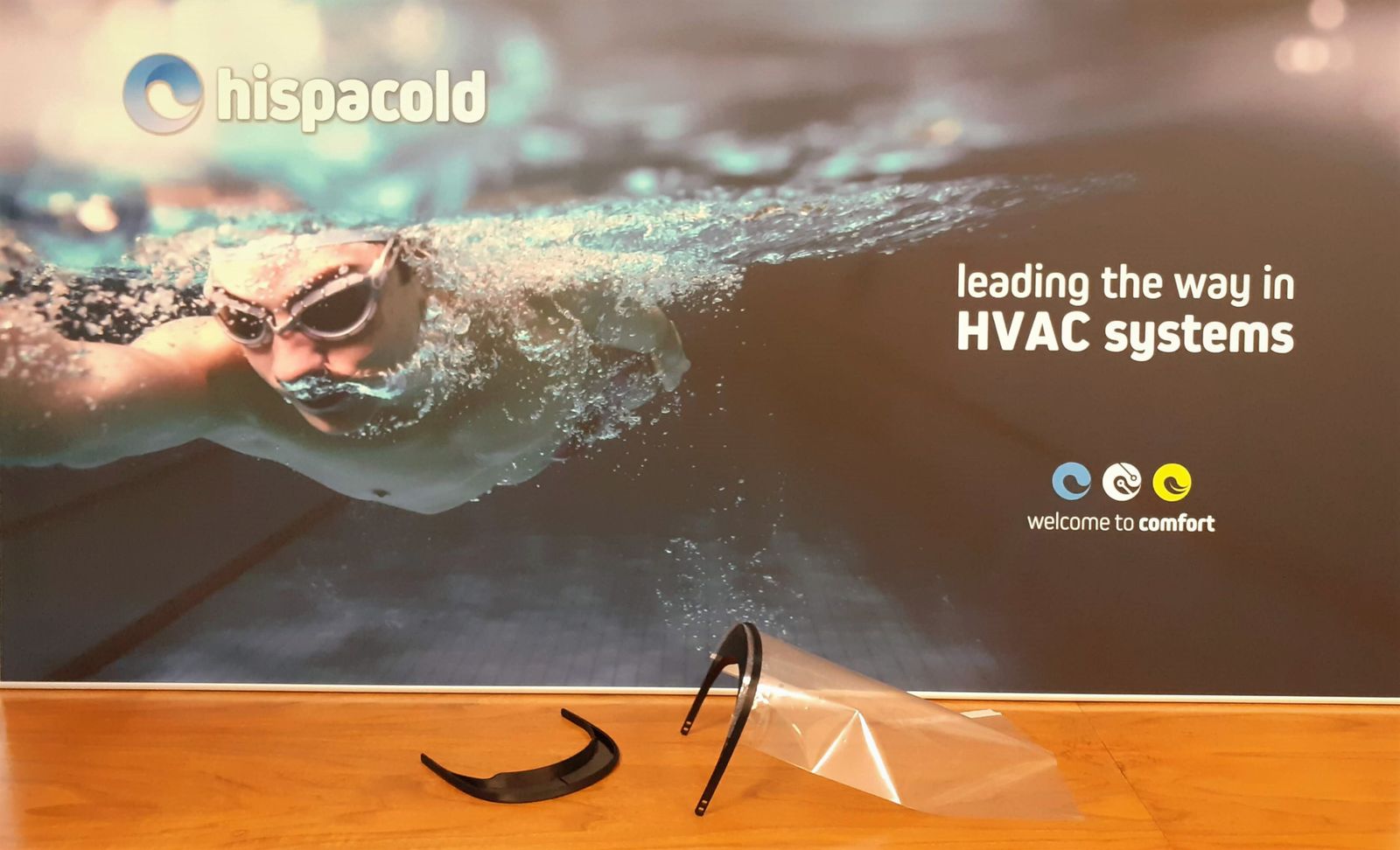 Los soportes y las pantallas protectoras que fabrica Hispacold.